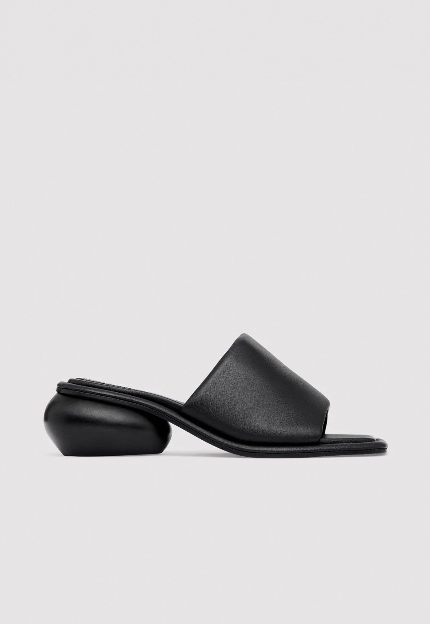 Minimal Dome Heel - Black sold by Angel Divine