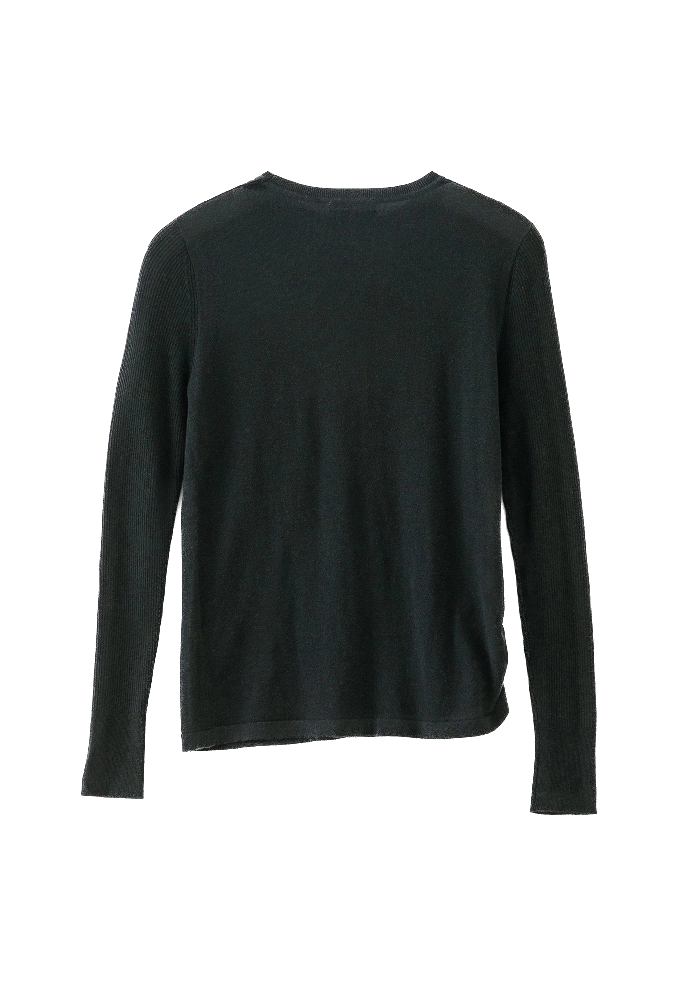 N.314 Cashmere Blend Crew - Dark Olive