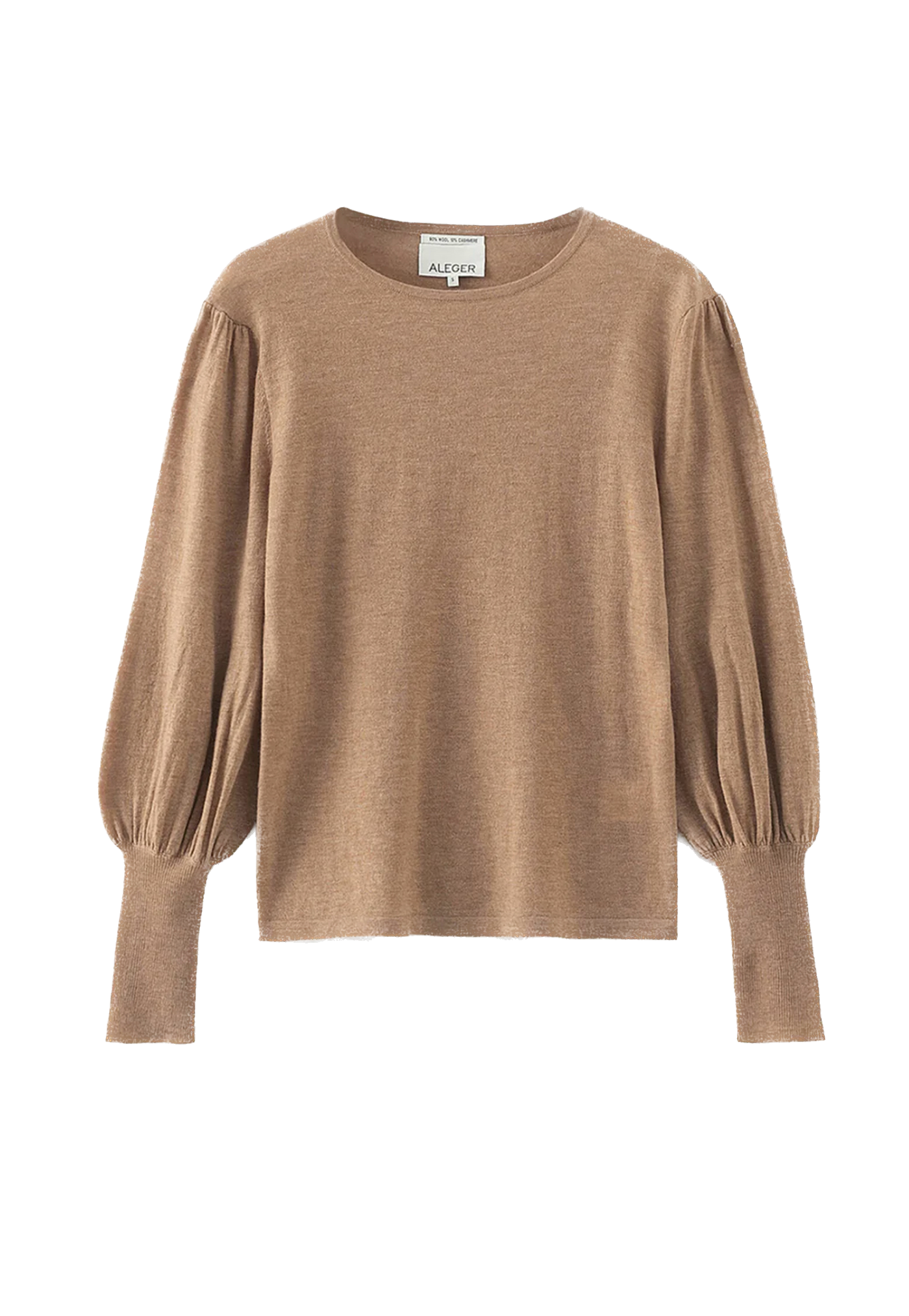 N.33 Cashmere Blend Bell Sleeve Pullover - Spice