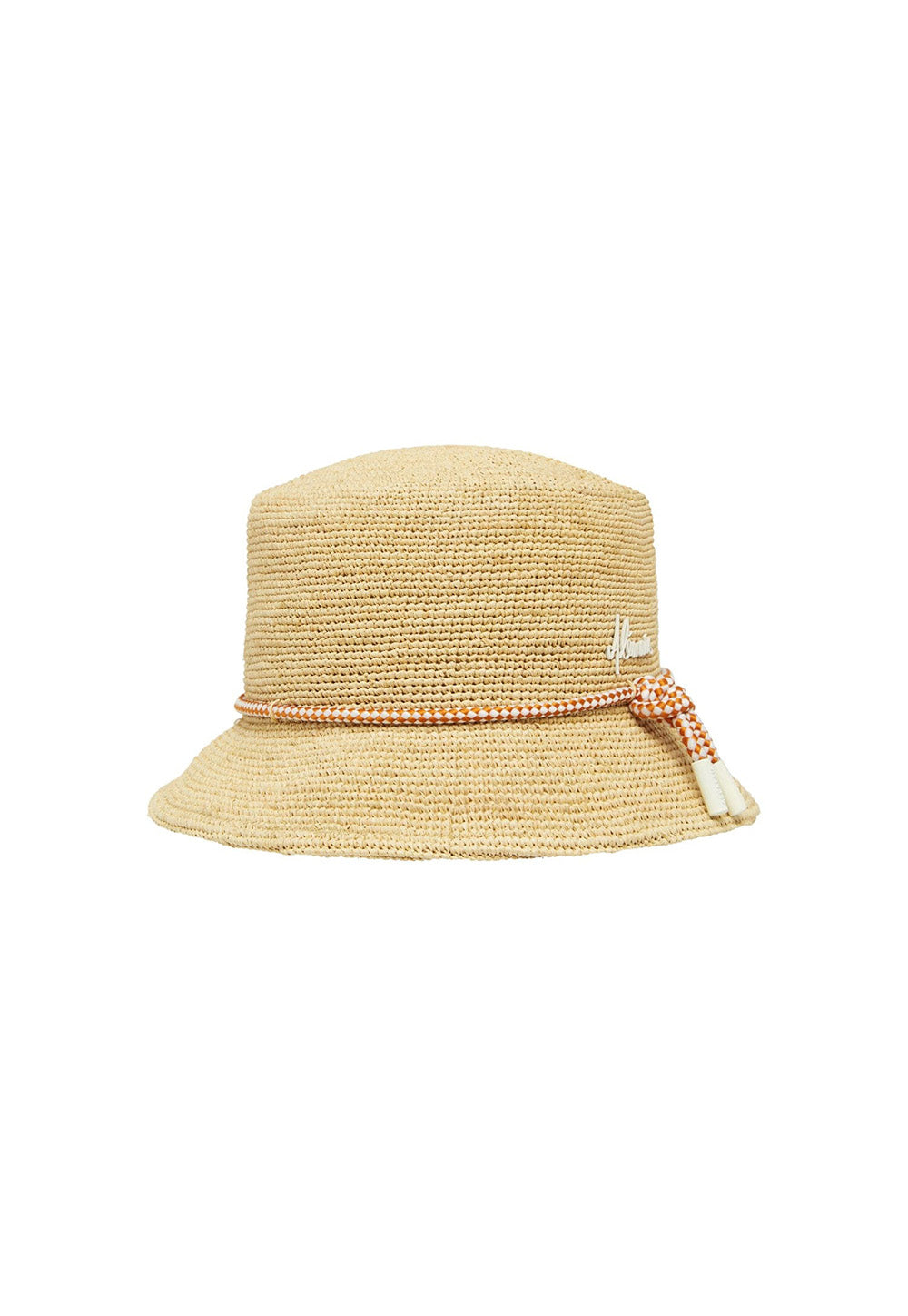 Sunlit Raffia Bucket Hat - Natural