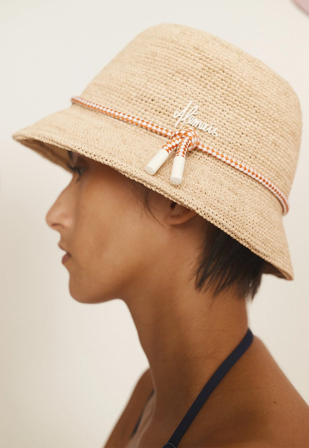 Sunlit Raffia Bucket Hat - Natural