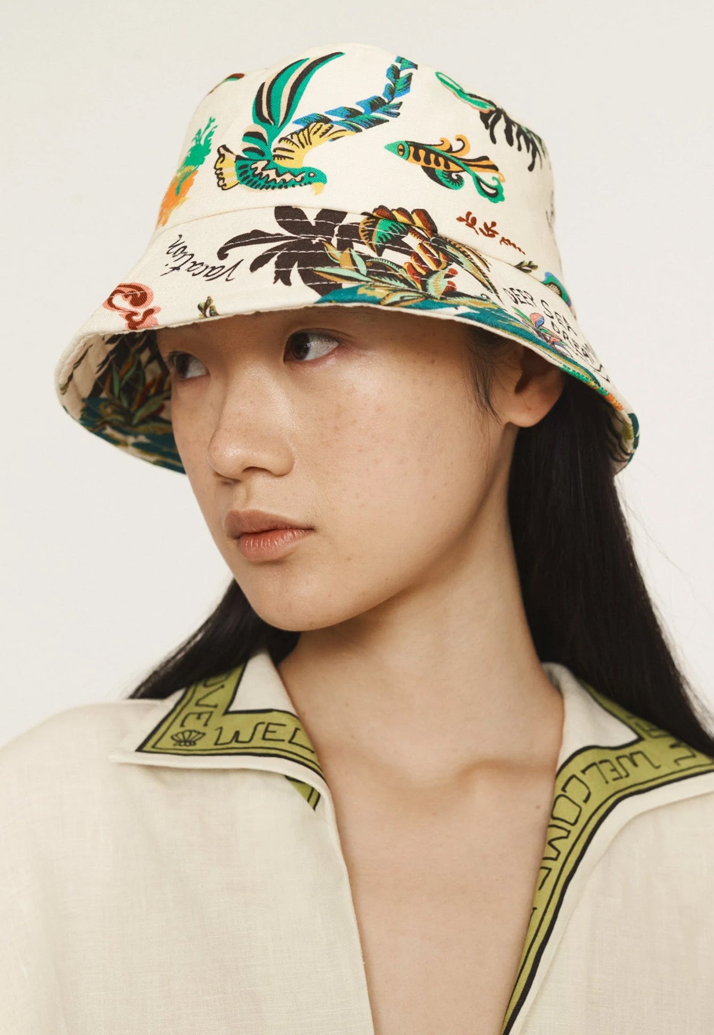 Day Dream Narrow Brim Bucket Hat - Multi