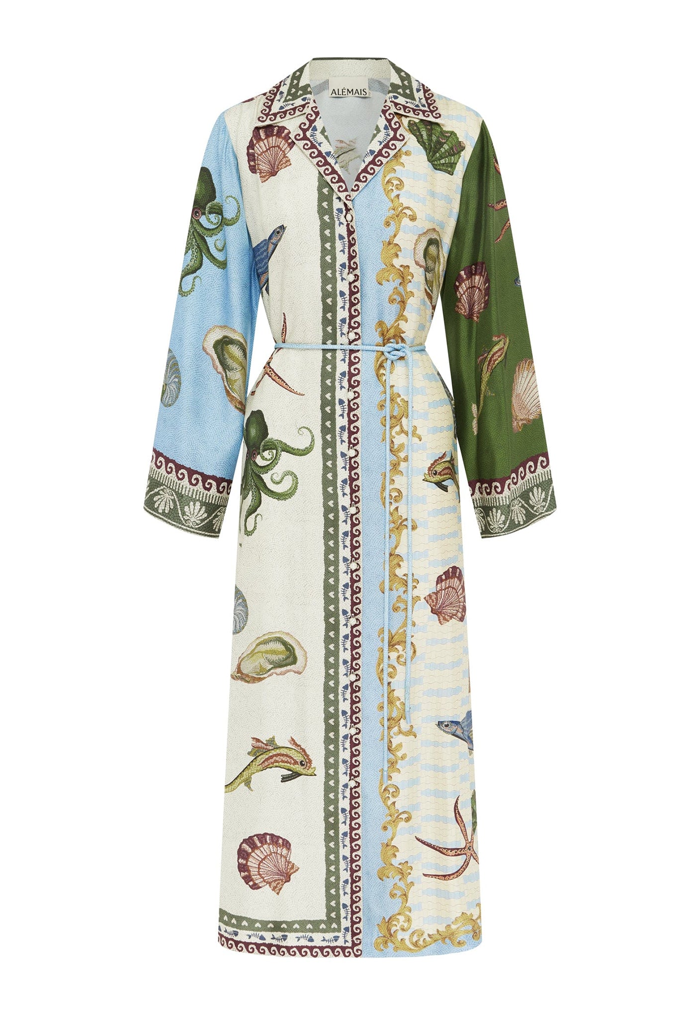 Bath House Silk Shirtdress - Multi