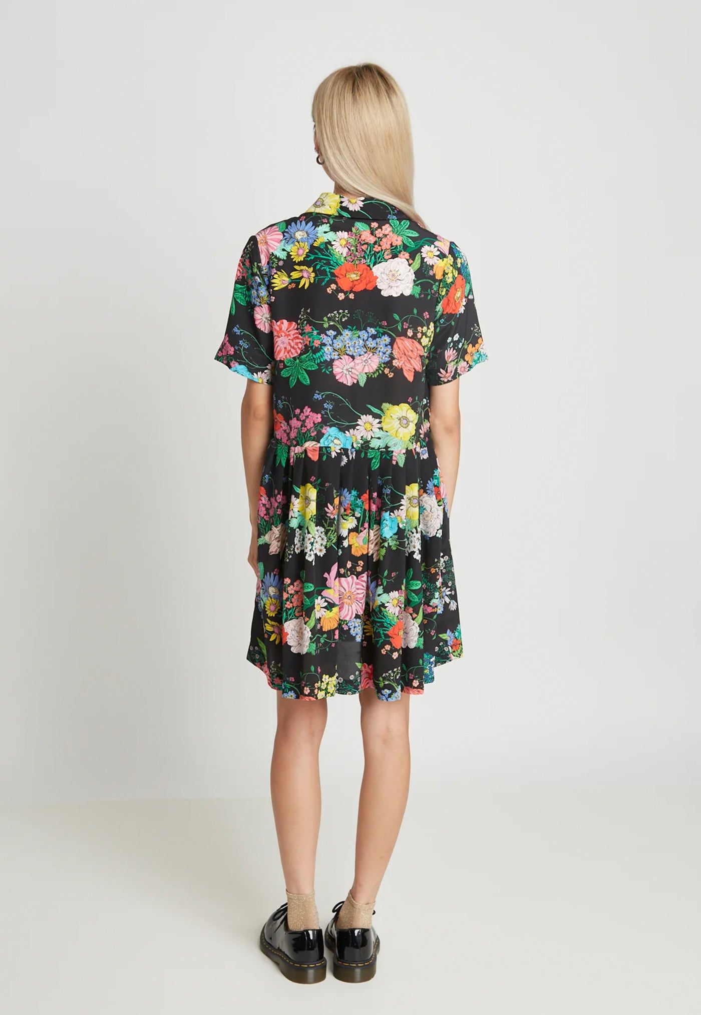 Alice Dress - Black Floral sold by Angel Divine