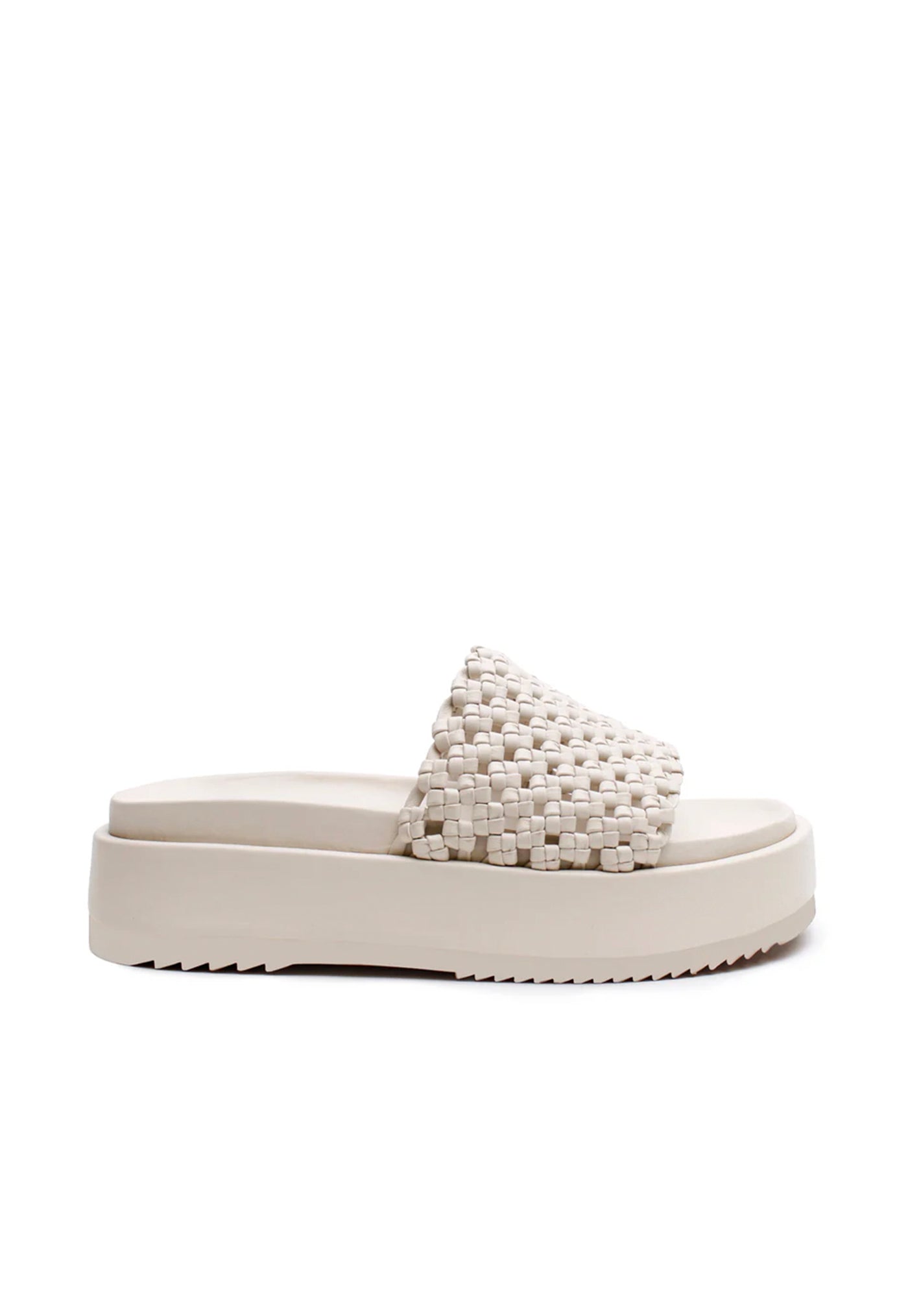 Knotted Platform Slide - Milk