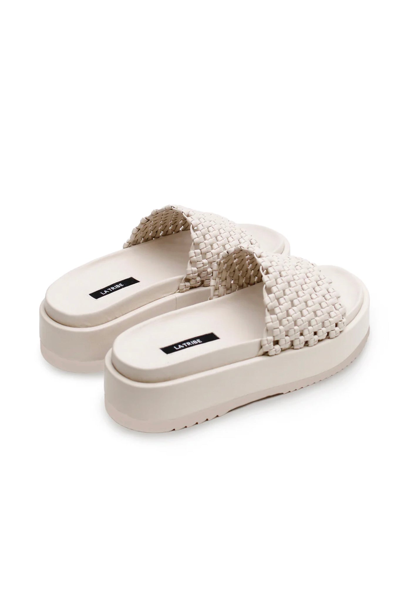 Knotted Platform Slide - Milk