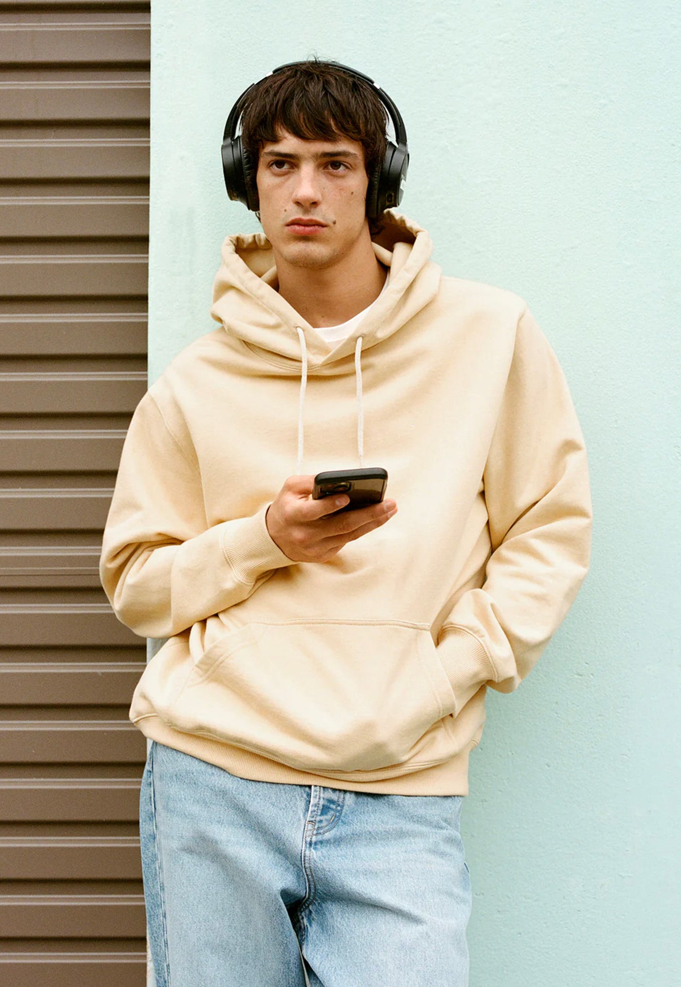 Mens Weekender Fleece Hoodie - Chamomile