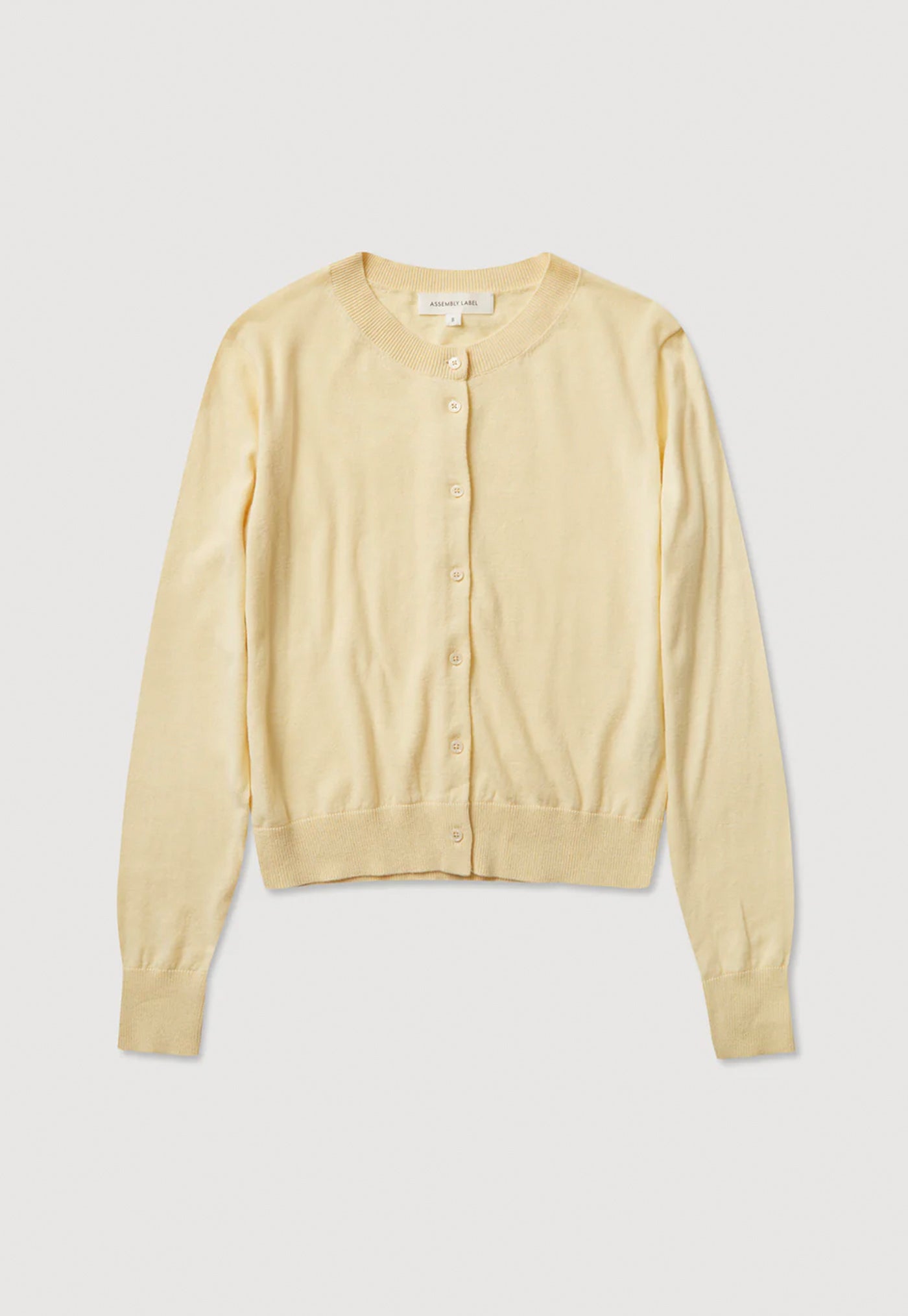 Semra Cotton Cashmere Cardigan - Chamomile