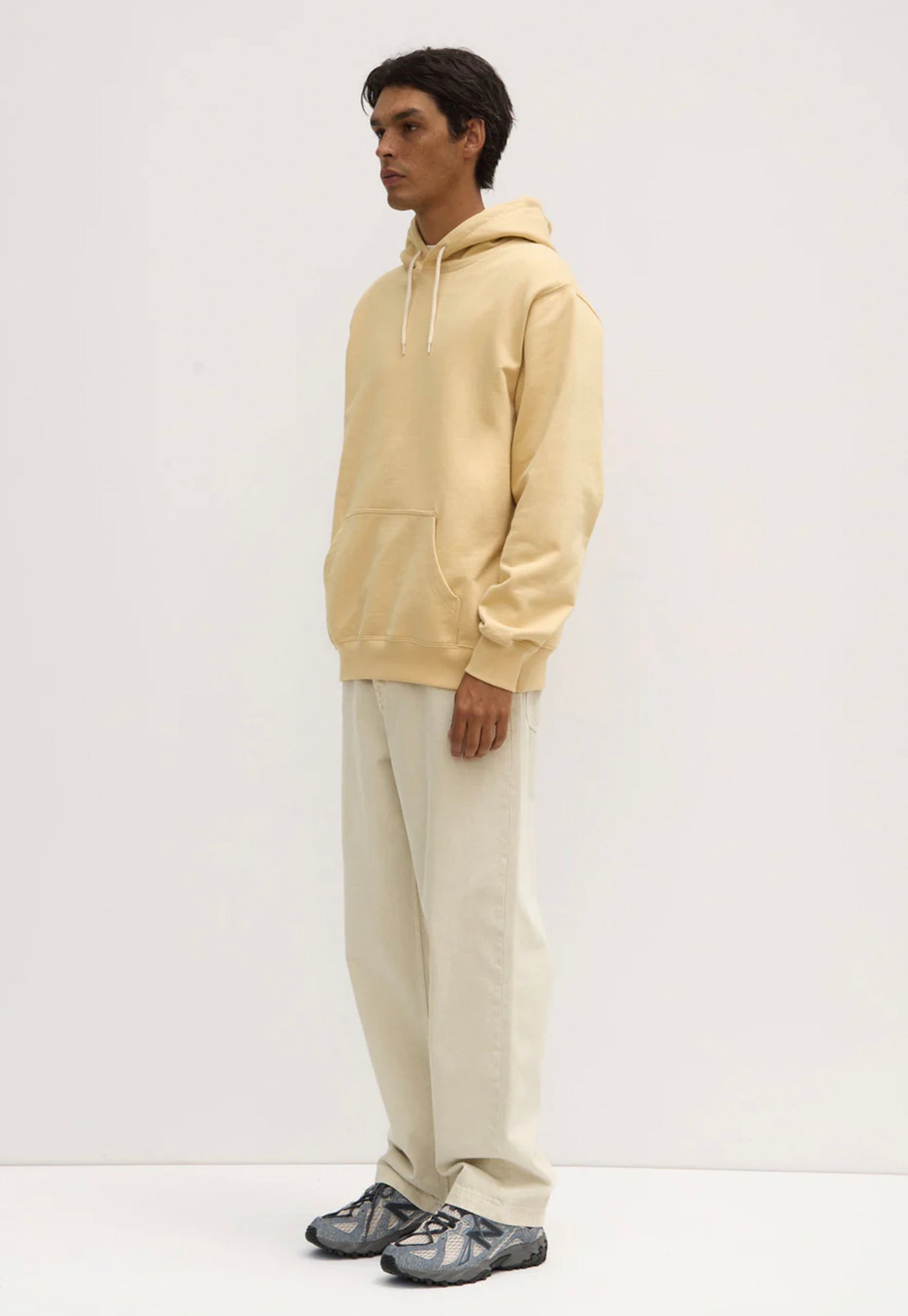 Mens Weekender Fleece Hoodie - Chamomile