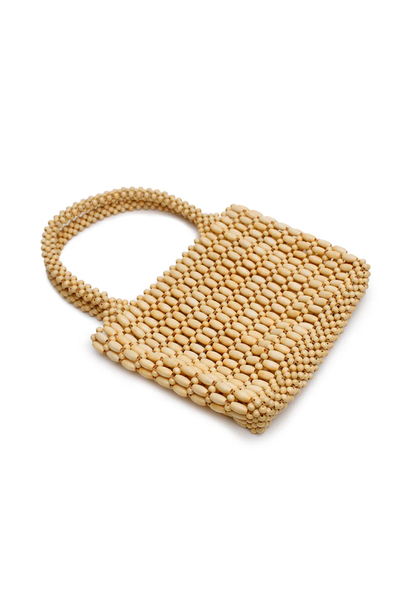 Beaded Bag - Natural sold by Angel Divine