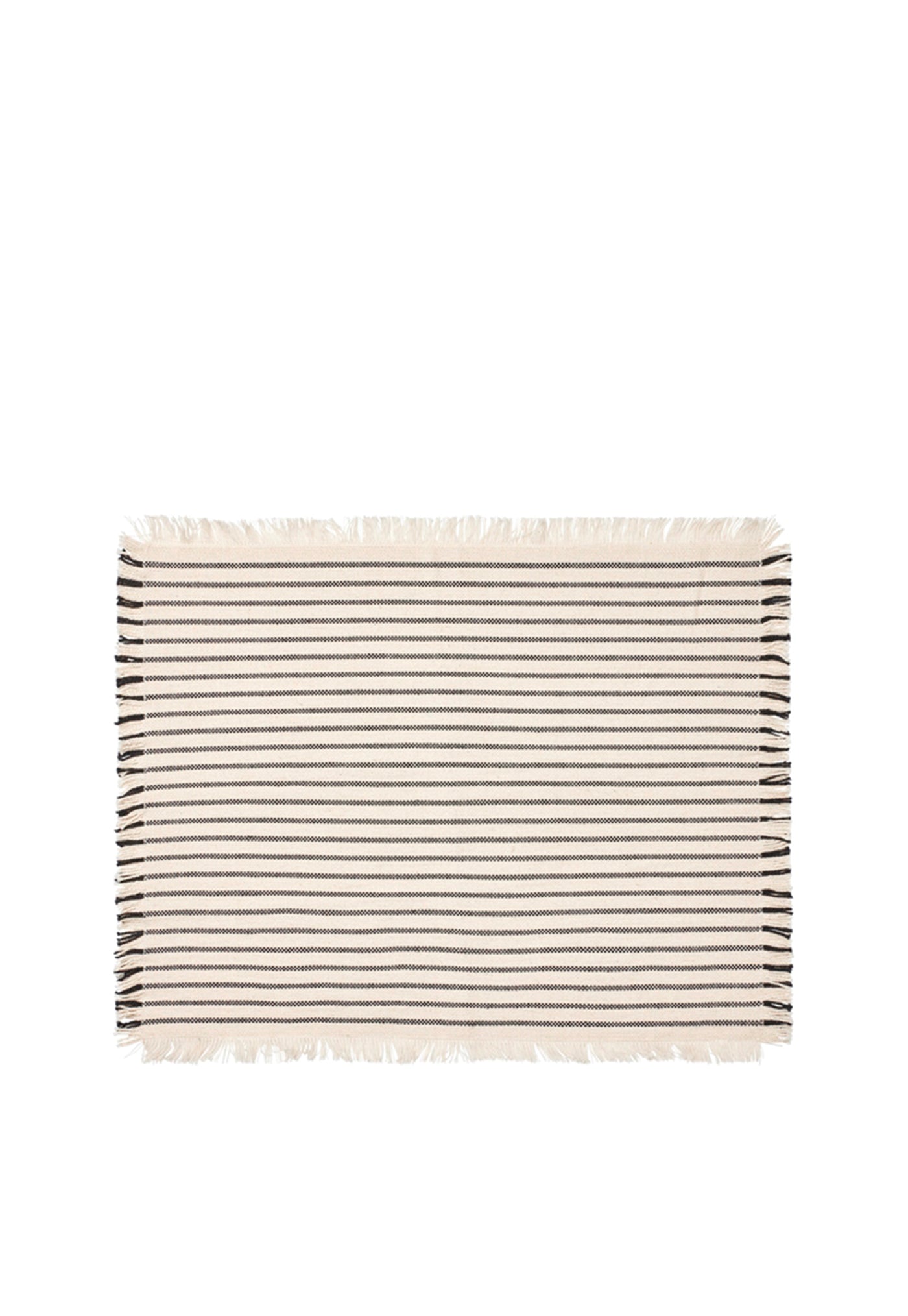 Elouise Placemat - Off White/Black - Set of 2 sold by Angel Divine