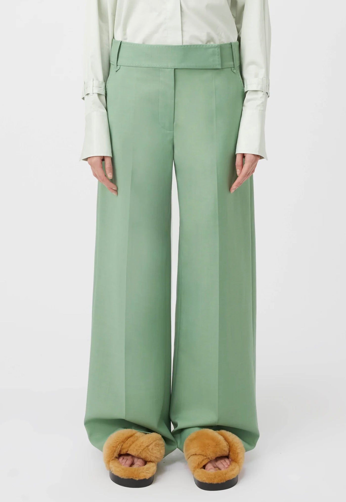 Flora Pant - Light Eucalyptus sold by Angel Divine