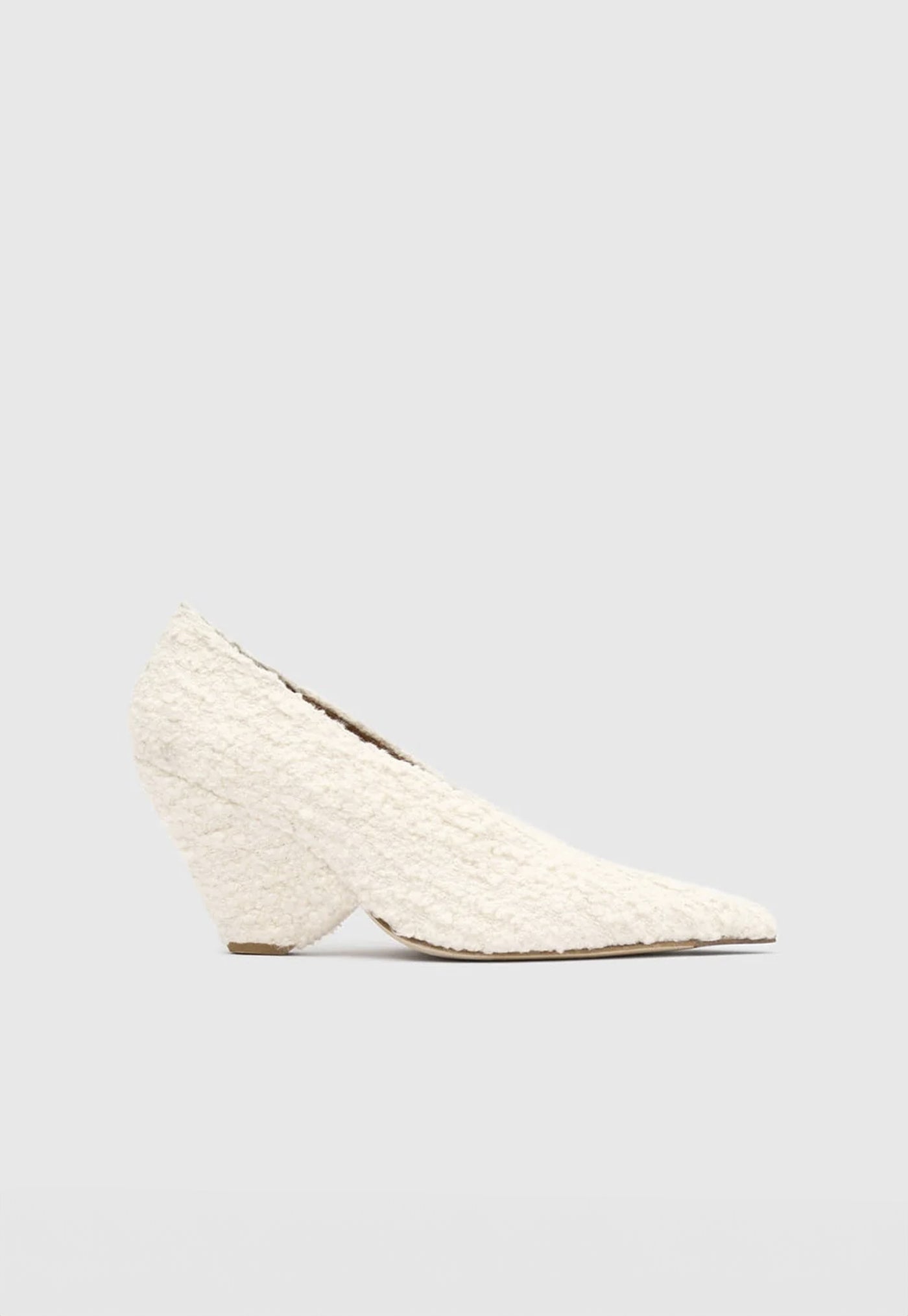 Rys Boucle Pump - Ivory