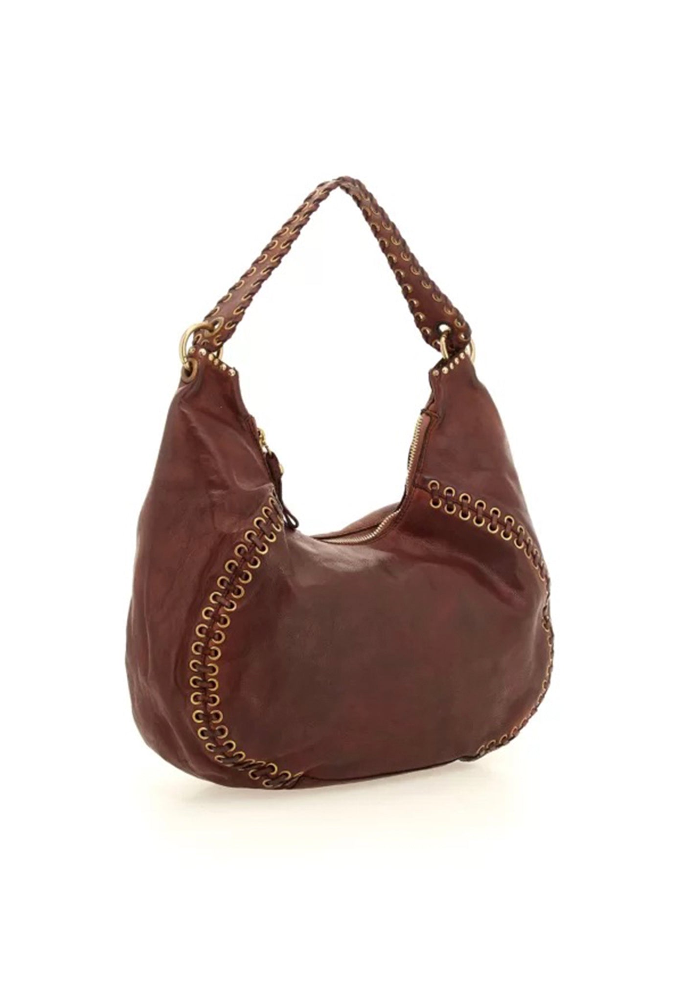 Mini Eyelets Shoulder Bag - Burgundy sold by Angel Divine