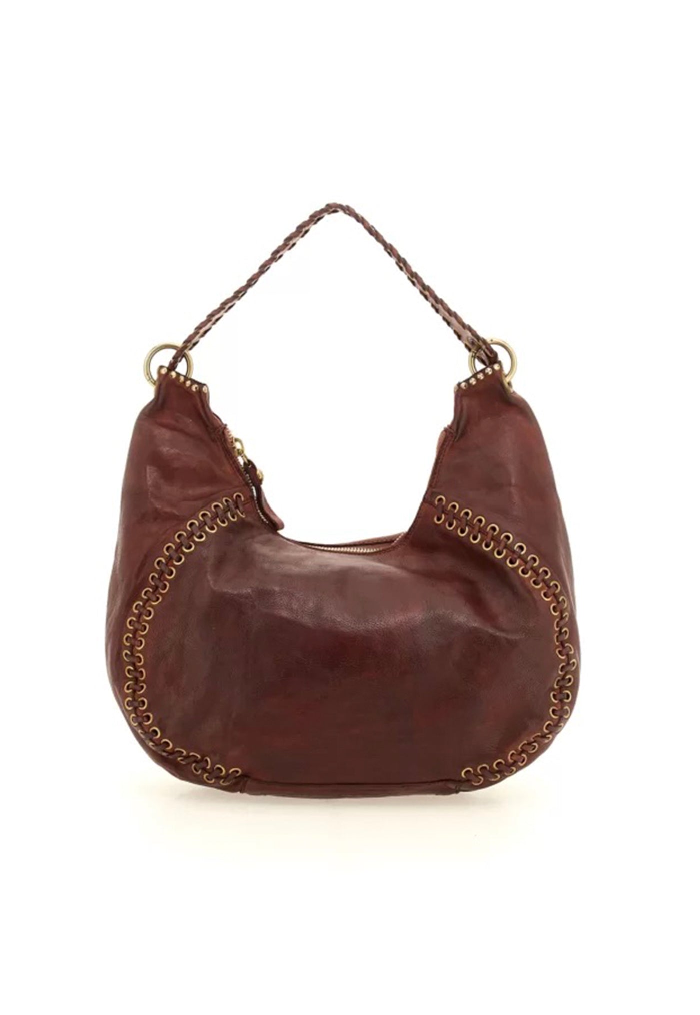 Mini Eyelets Shoulder Bag - Burgundy sold by Angel Divine