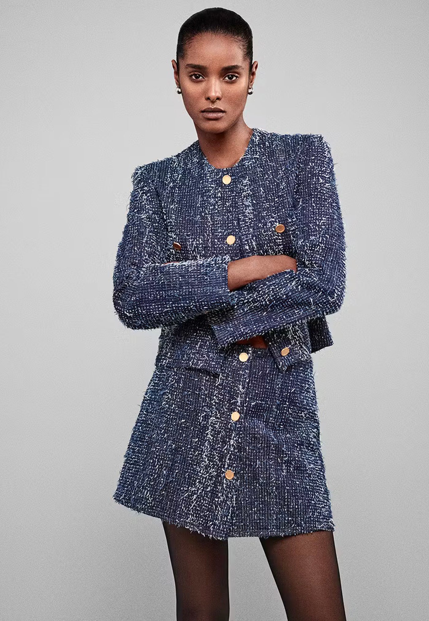 Denim Boucle Jacket - Magic sold by Angel Divine