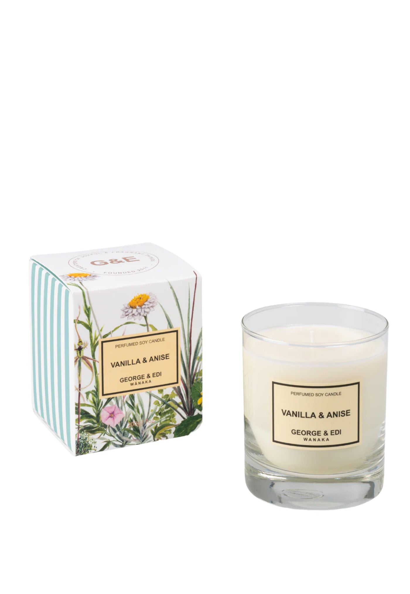 Vanilla & Anise Perfumed Soy Candle