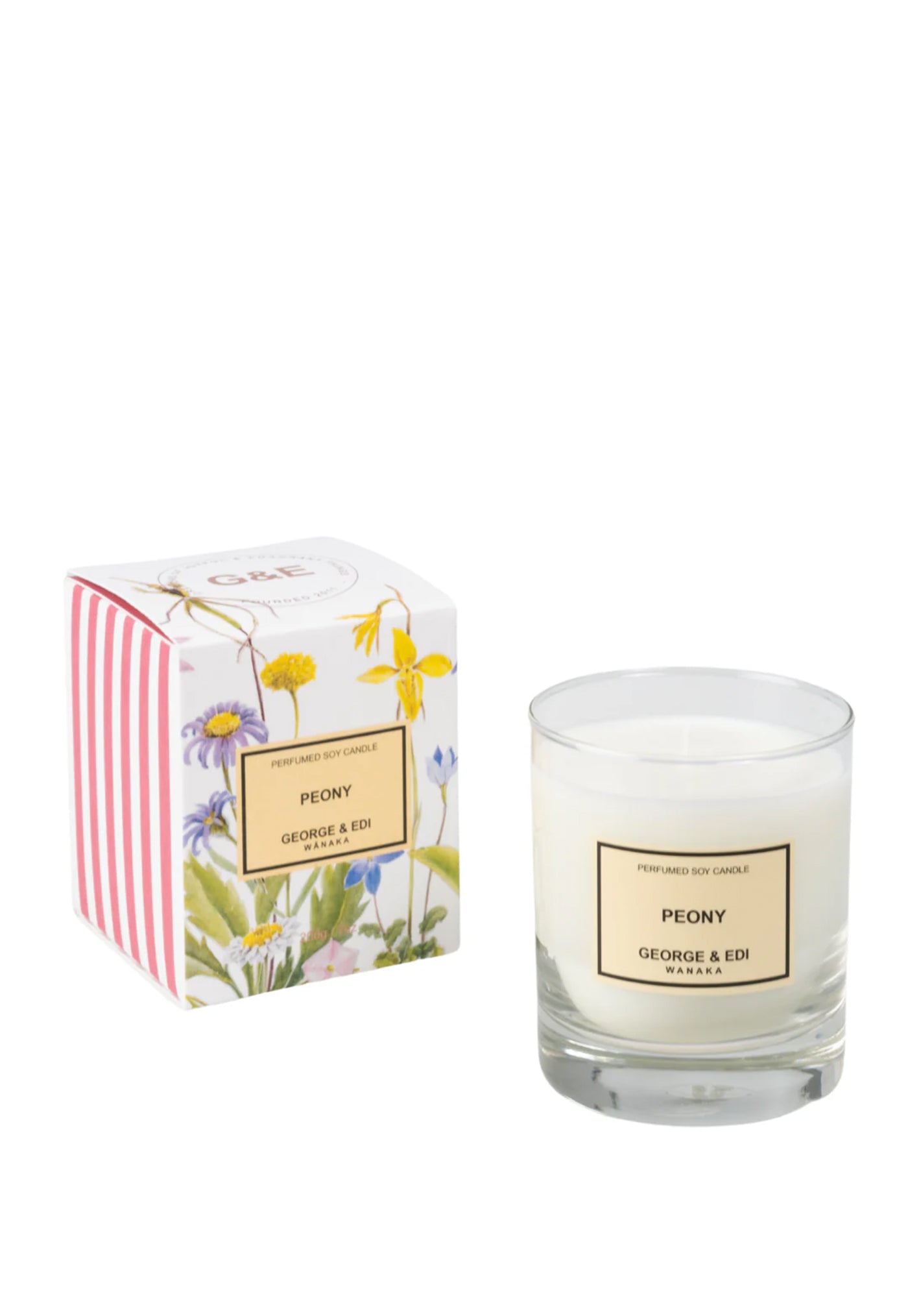 Peony Perfumed Soy Candle