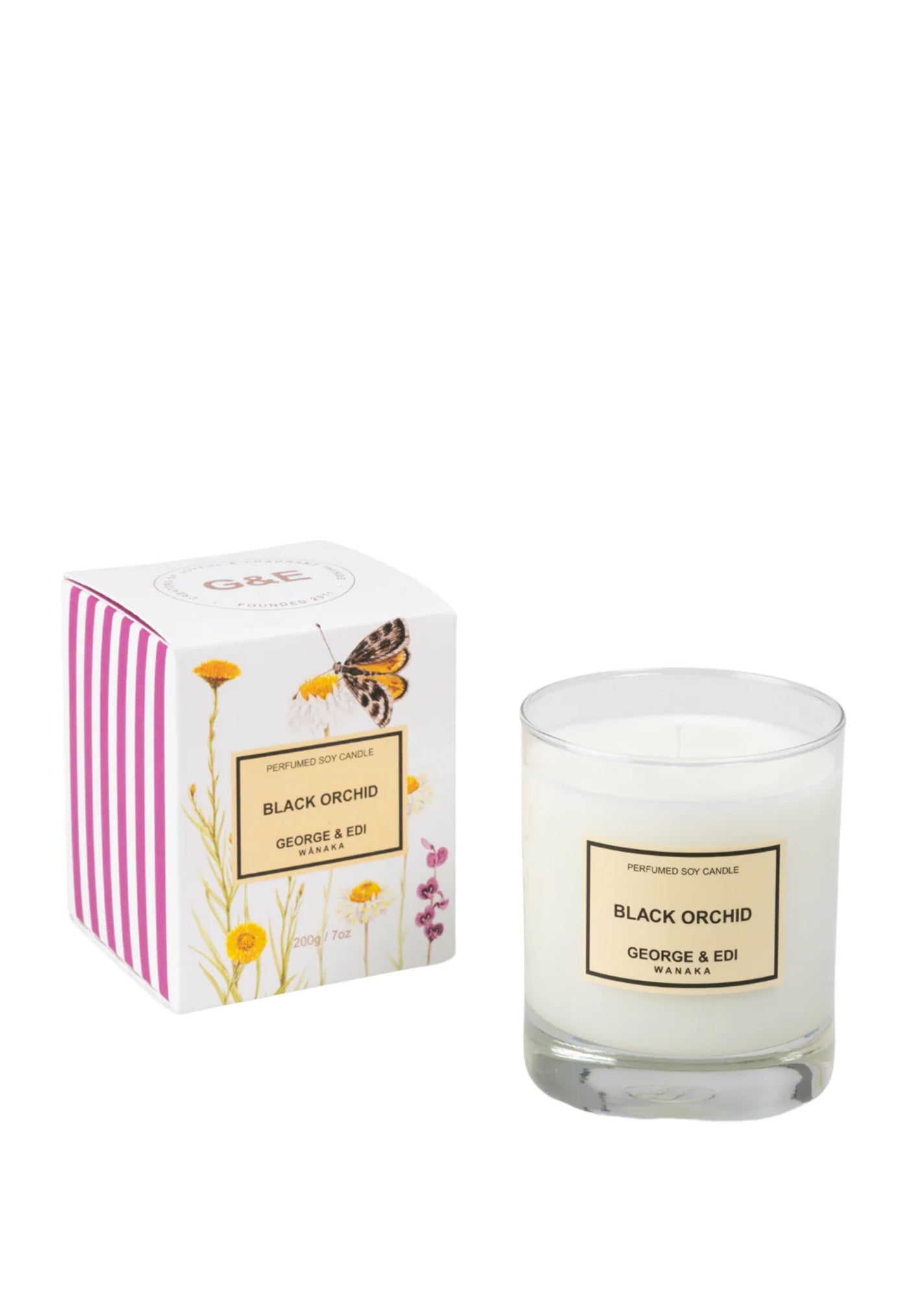 Black Orchid Perfumed Soy Candle