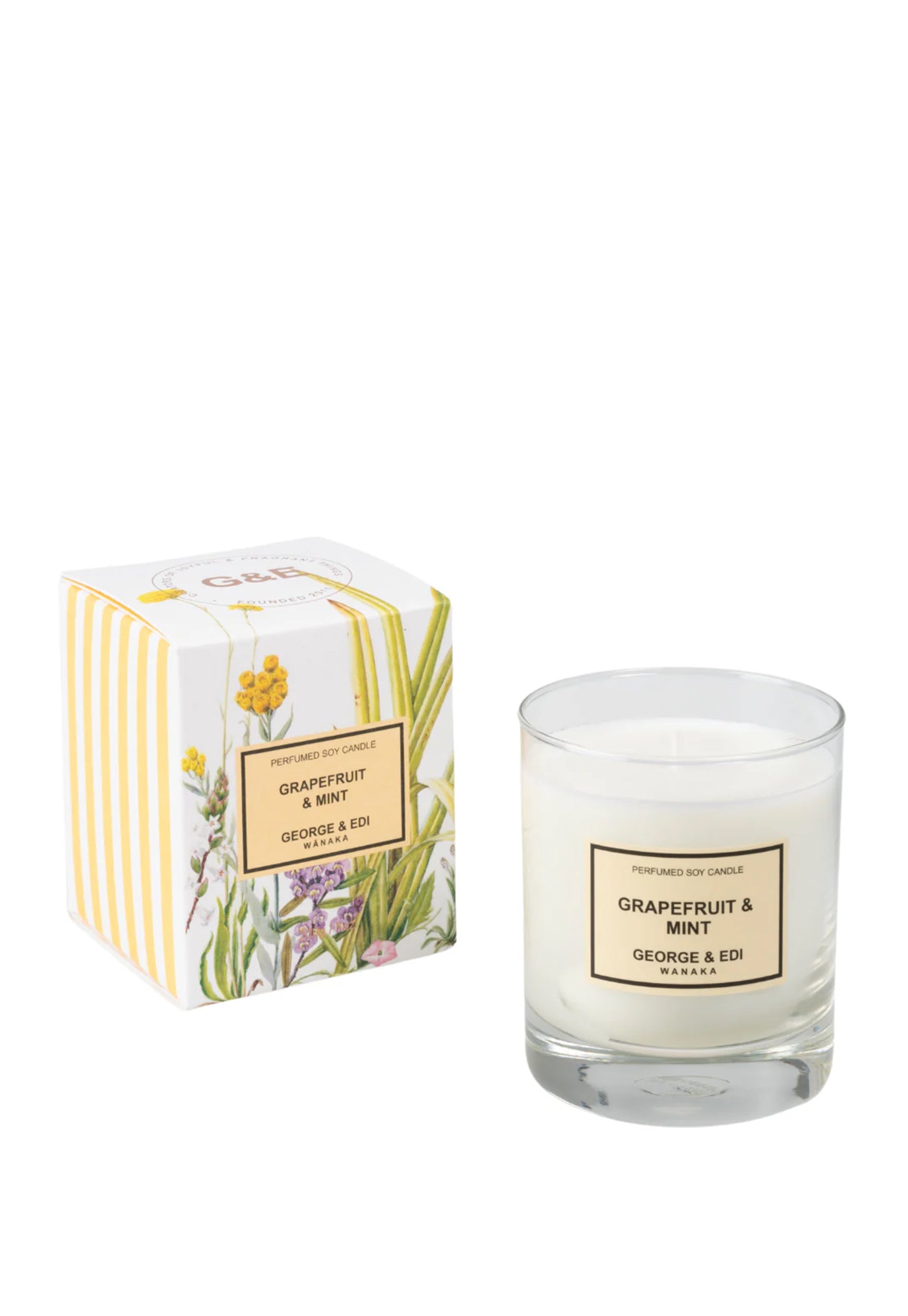 Grapefruit & Mint Perfumed Soy Candle