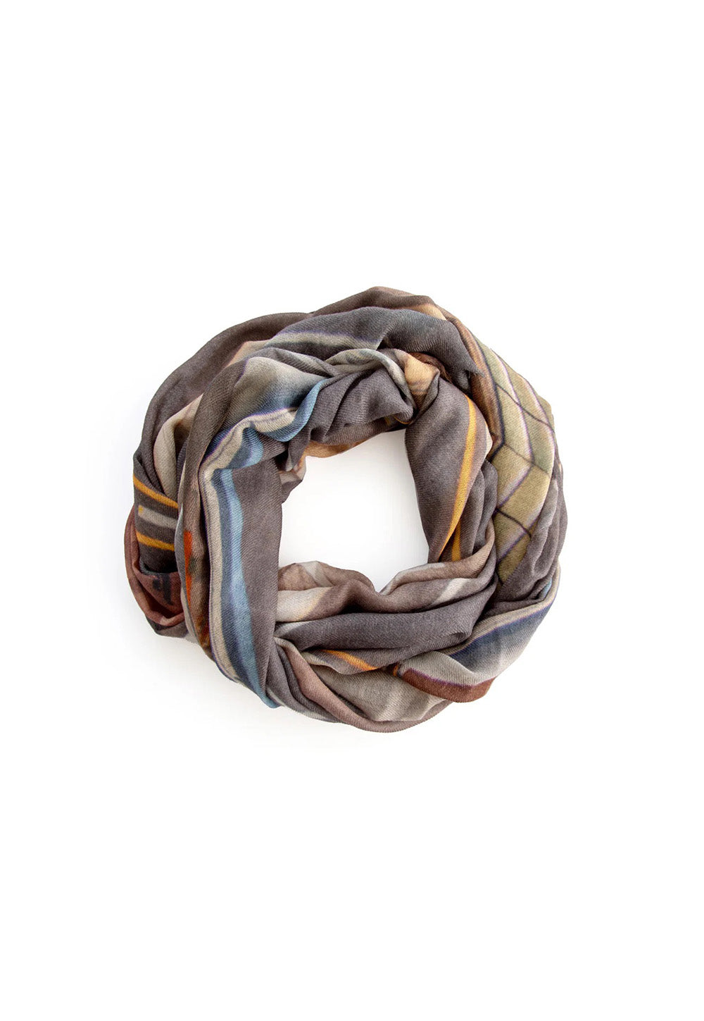 Cross Roads - Skinny Wool Scarf