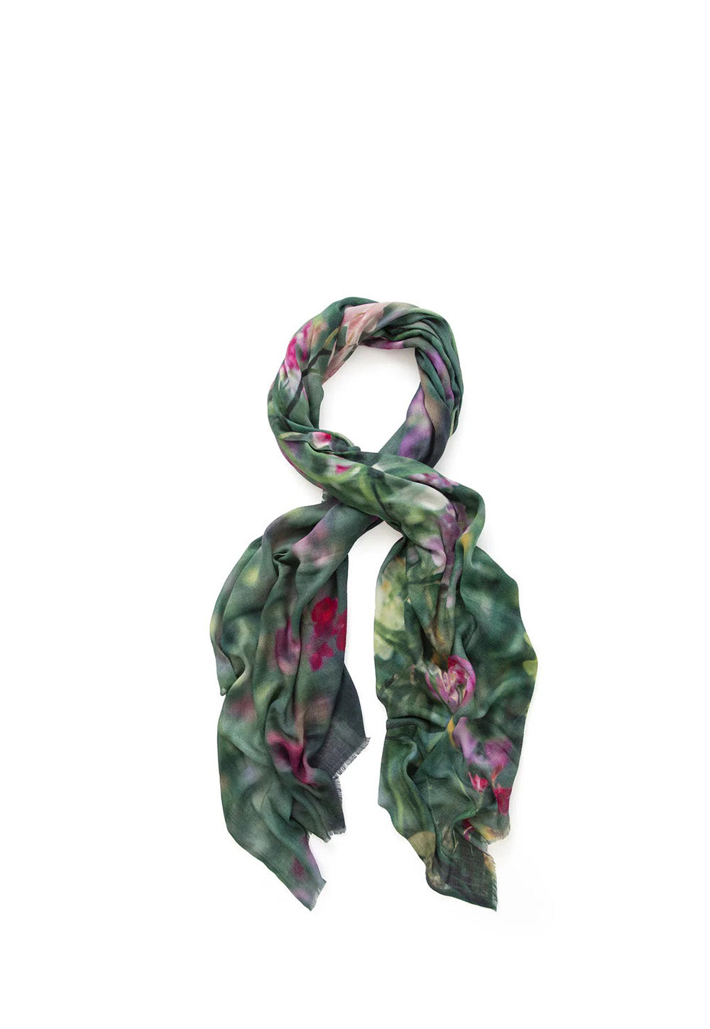 Orchid Jungle Oversized Wool Scarf