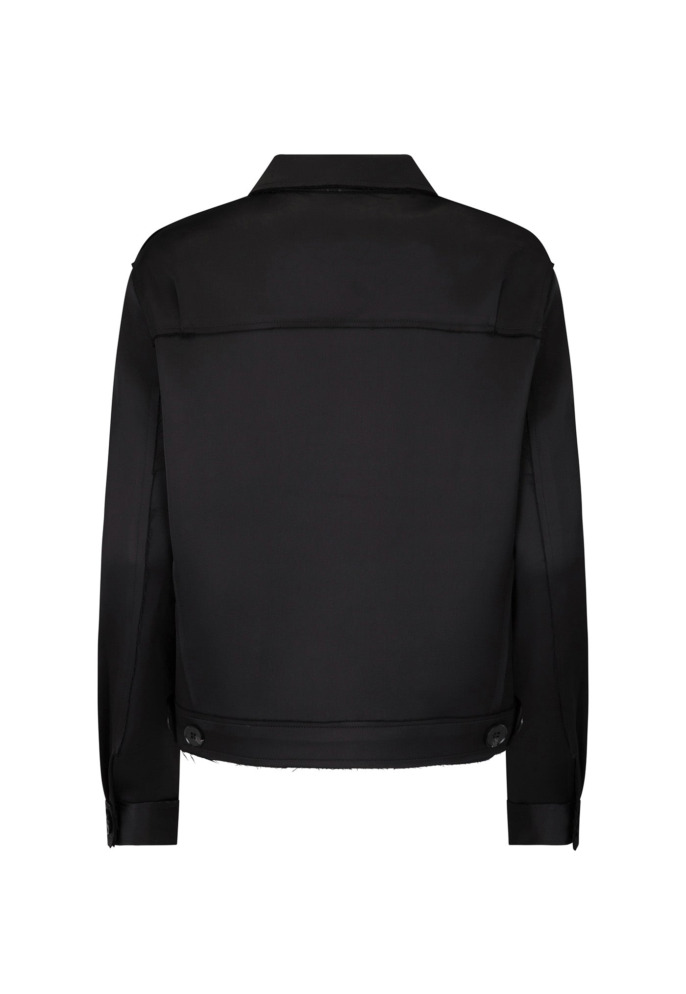 Austin Jacket - Black Satin