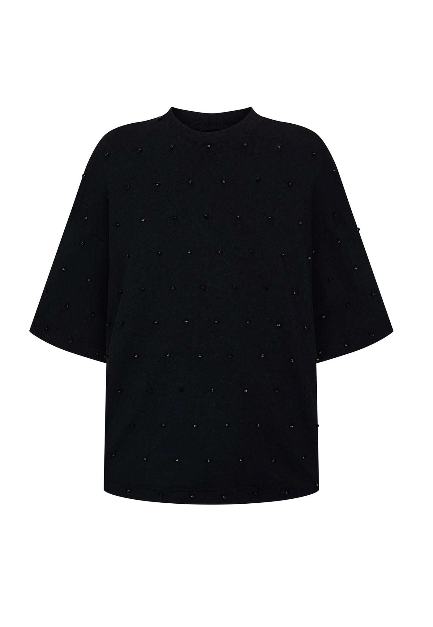 Beaded Gibson T-Shirt - Black