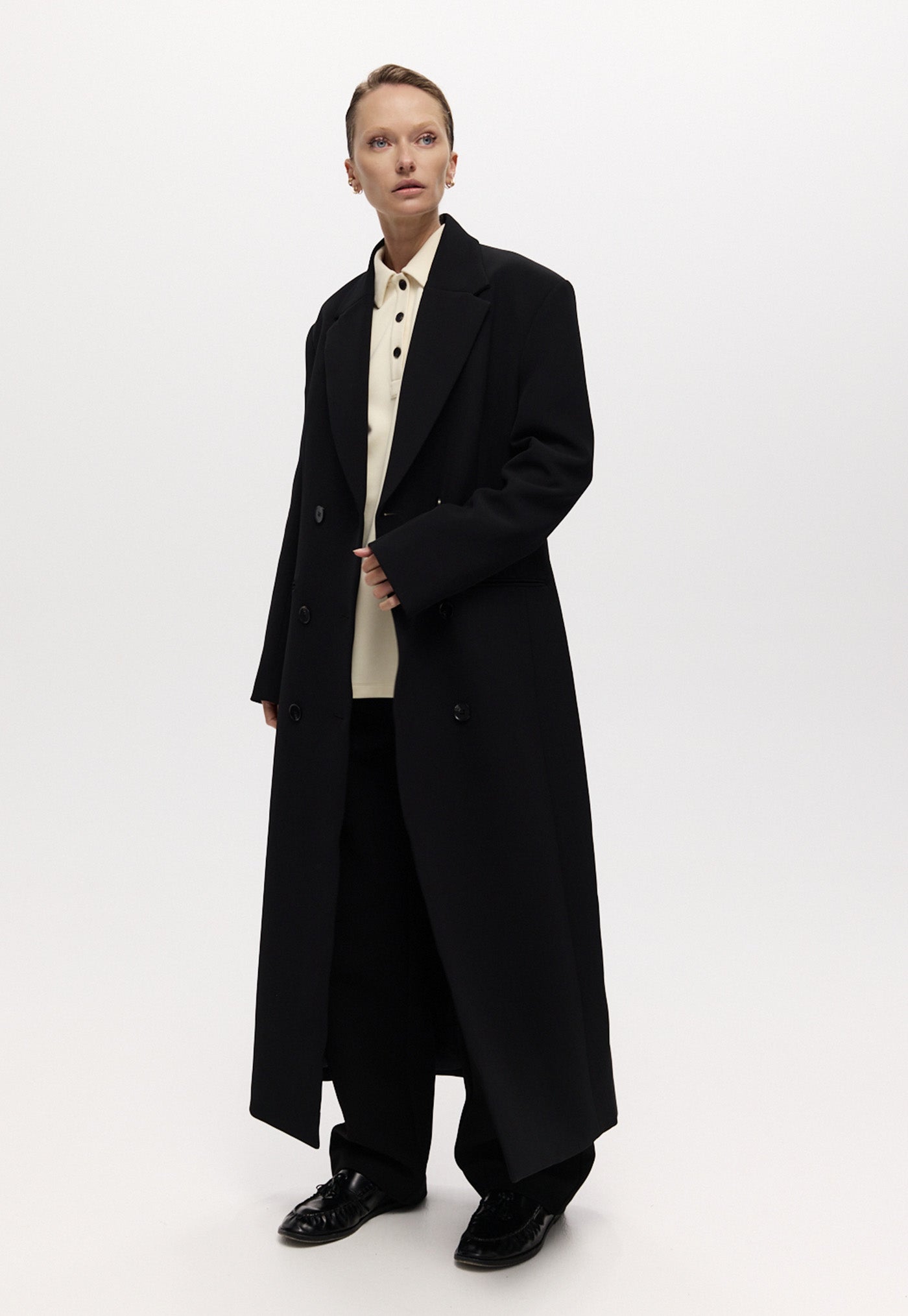 Long Egon Coat - Black