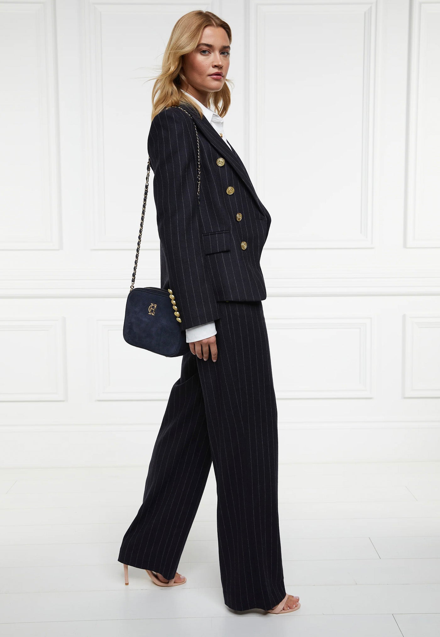 Knightsbridge Blazer - Navy Chalk Pinstripe