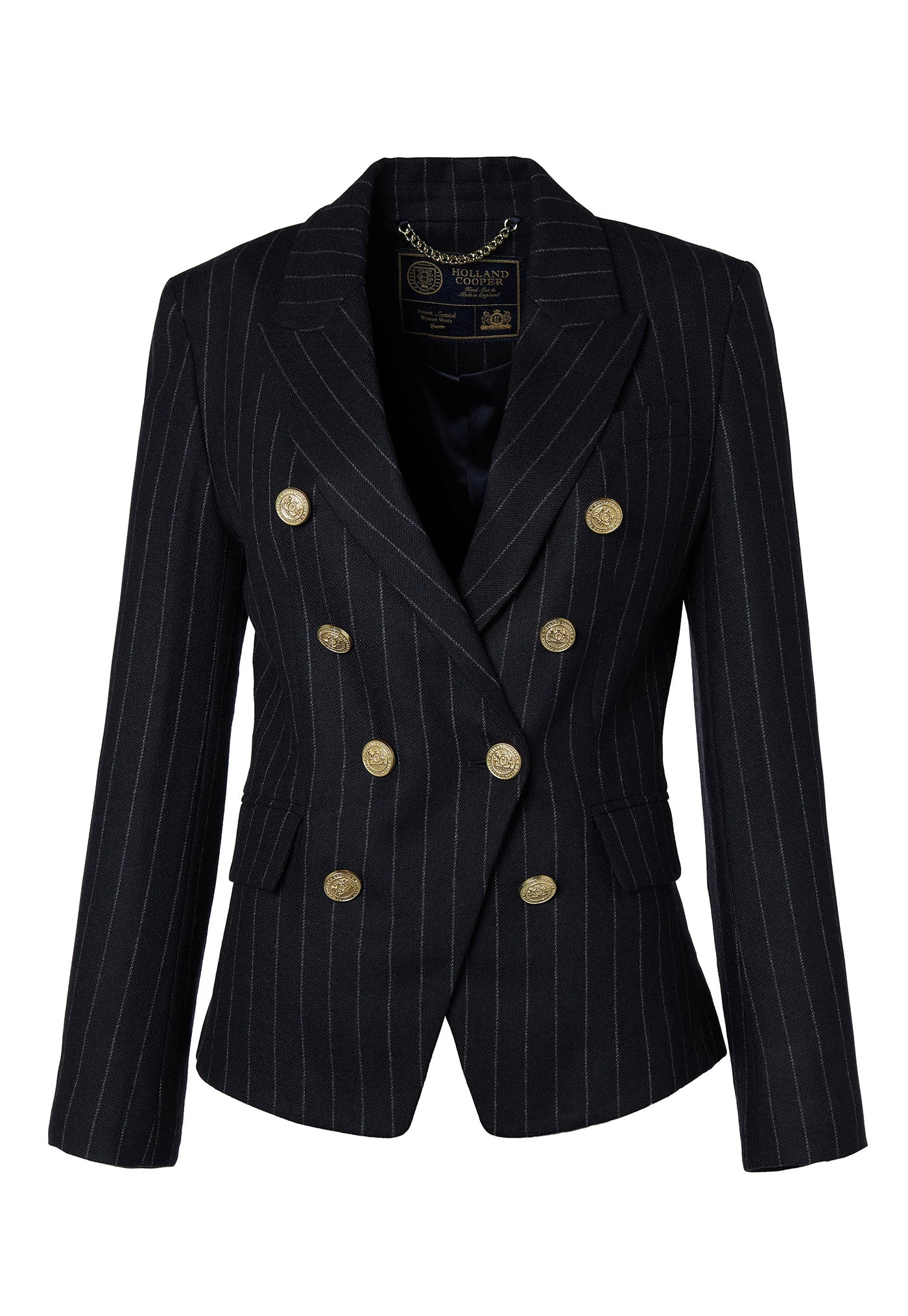 Knightsbridge Blazer - Navy Chalk Pinstripe