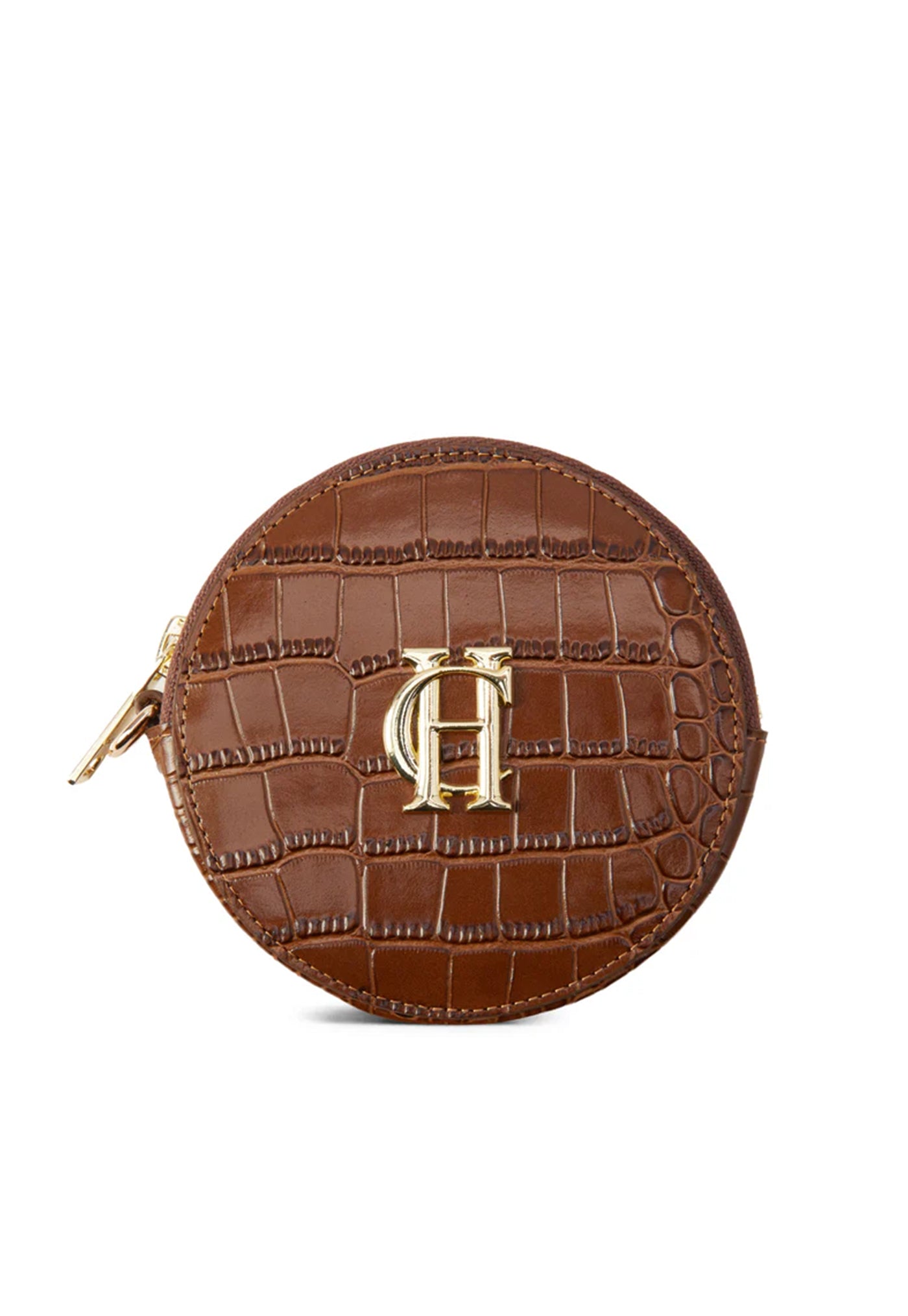 Chelsea Coin Purse - Tan Croc