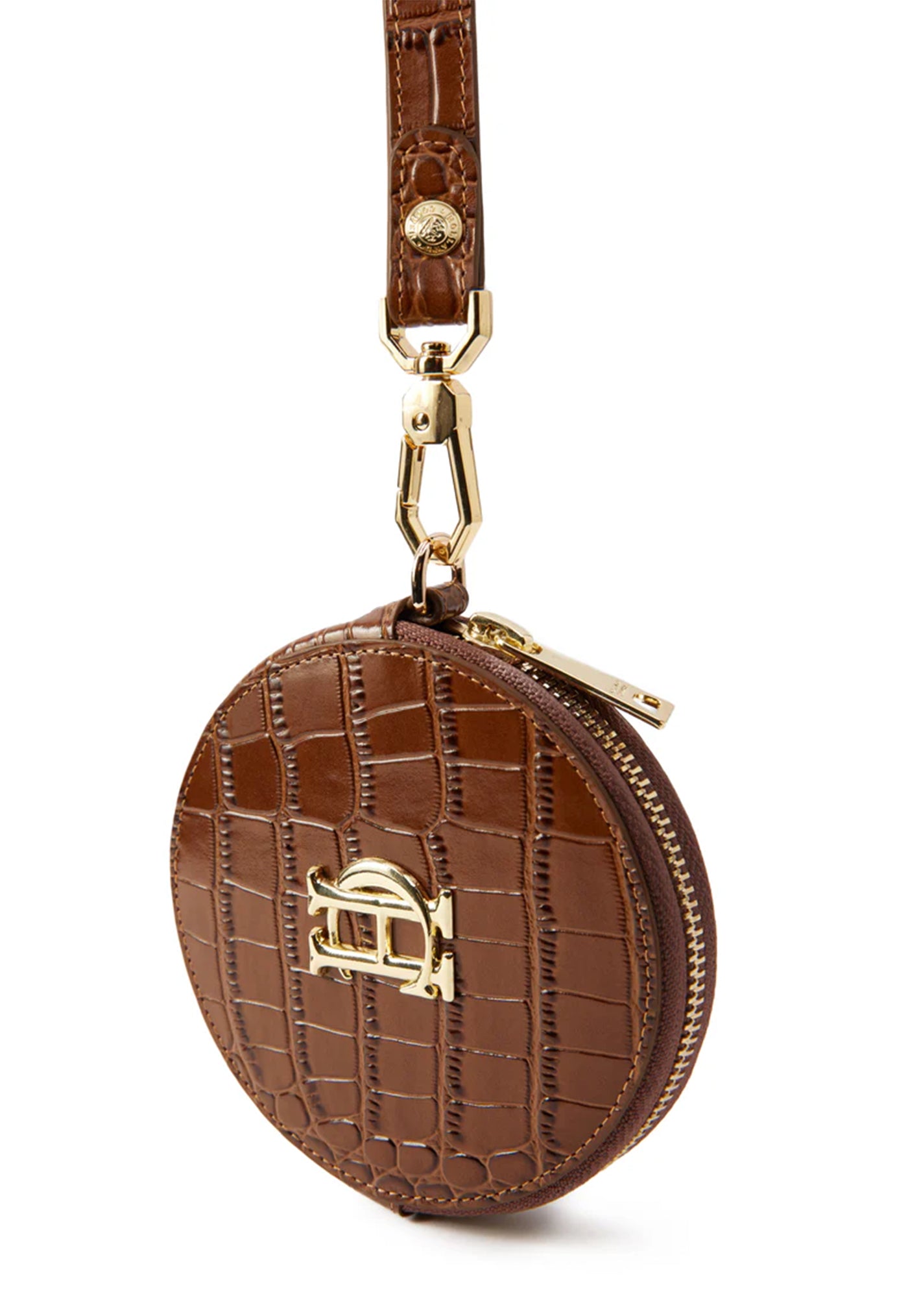 Chelsea Coin Purse - Tan Croc