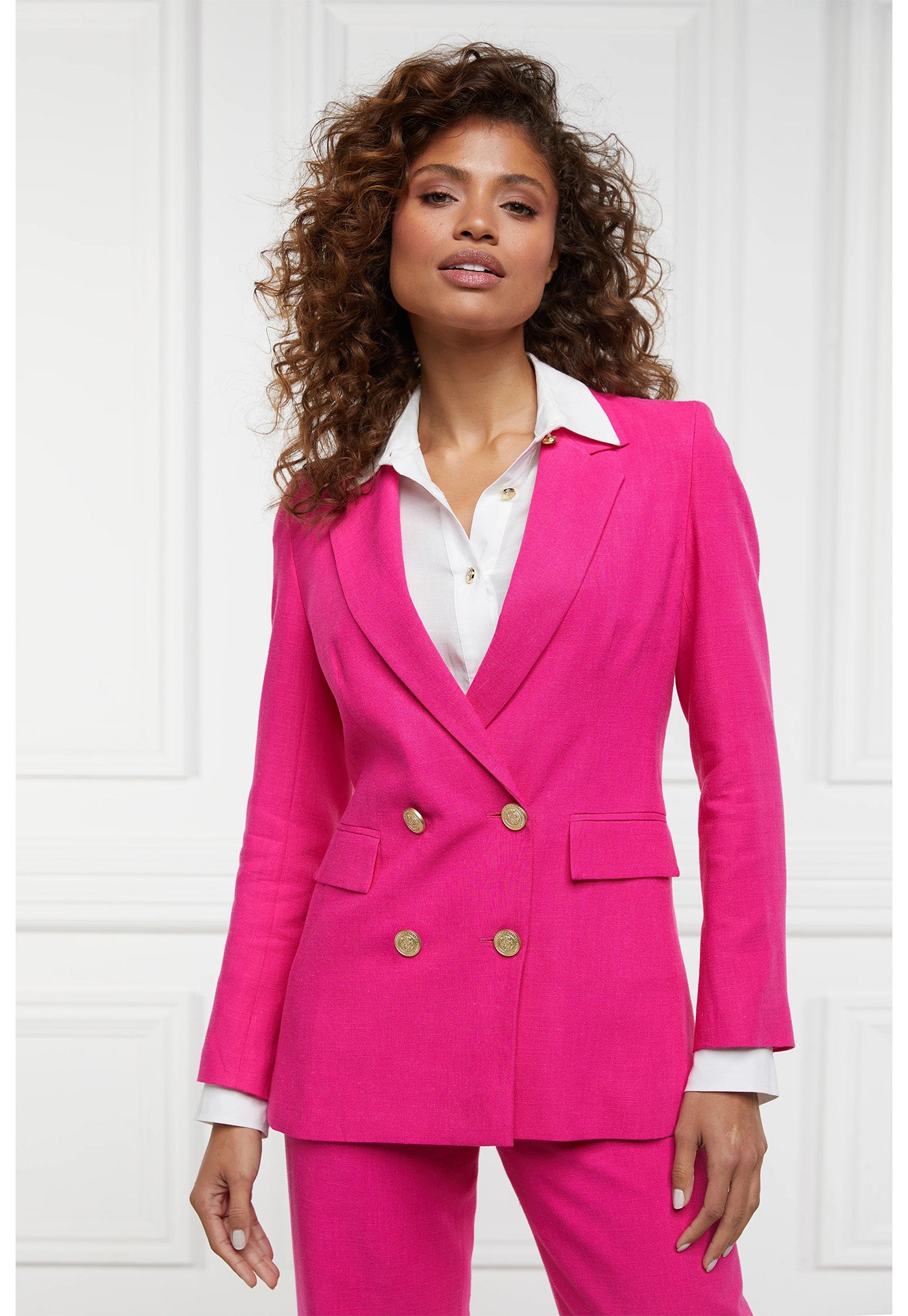 Fuschia pink blazer hotsell