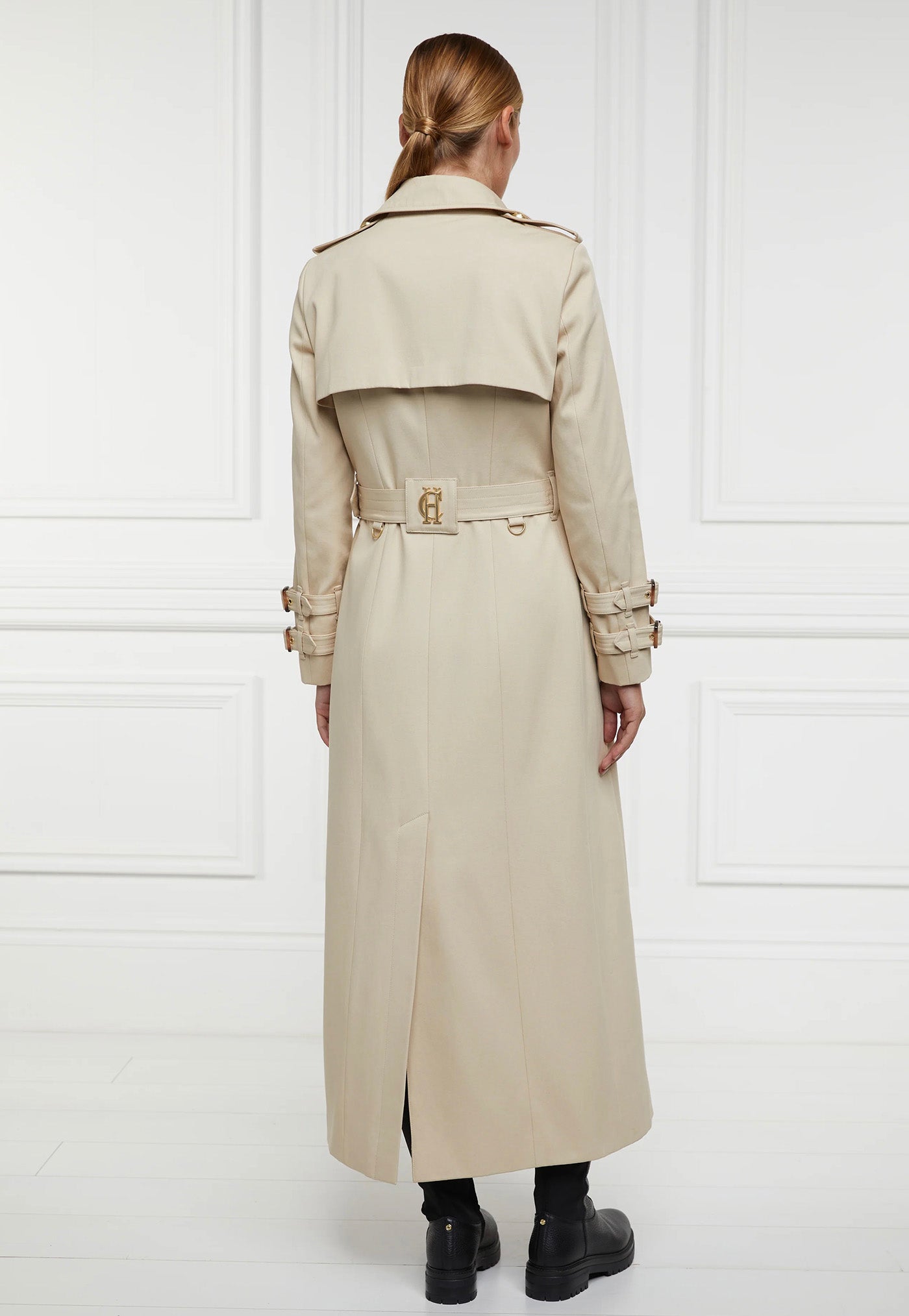 Gatcombe Full Length Trench Coat - Stone sold by Angel Divine