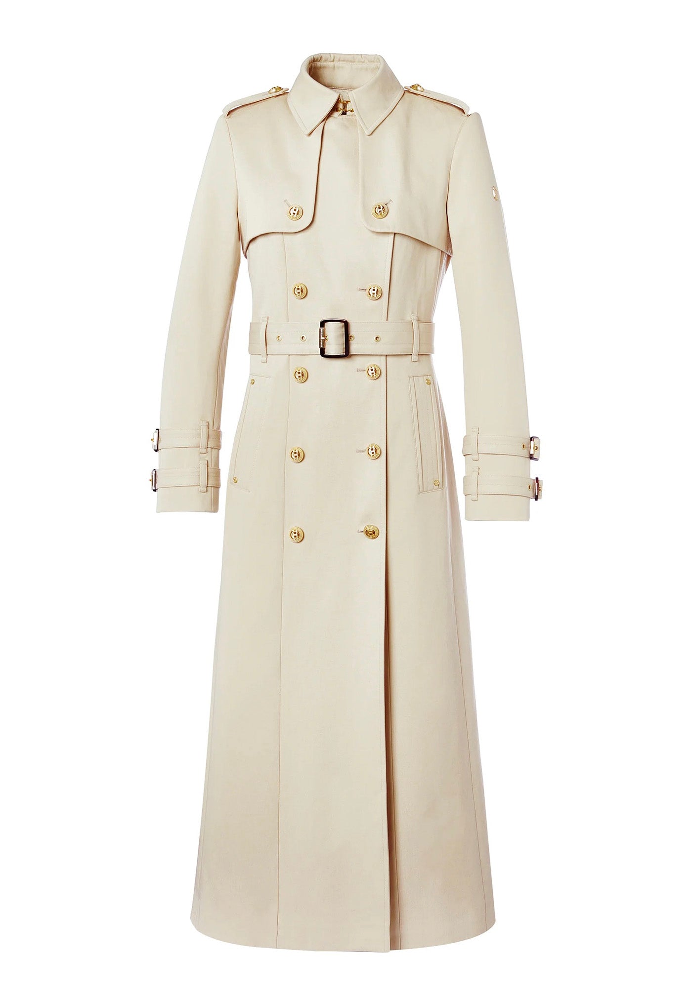 Gatcombe Full Length Trench Coat - Stone sold by Angel Divine