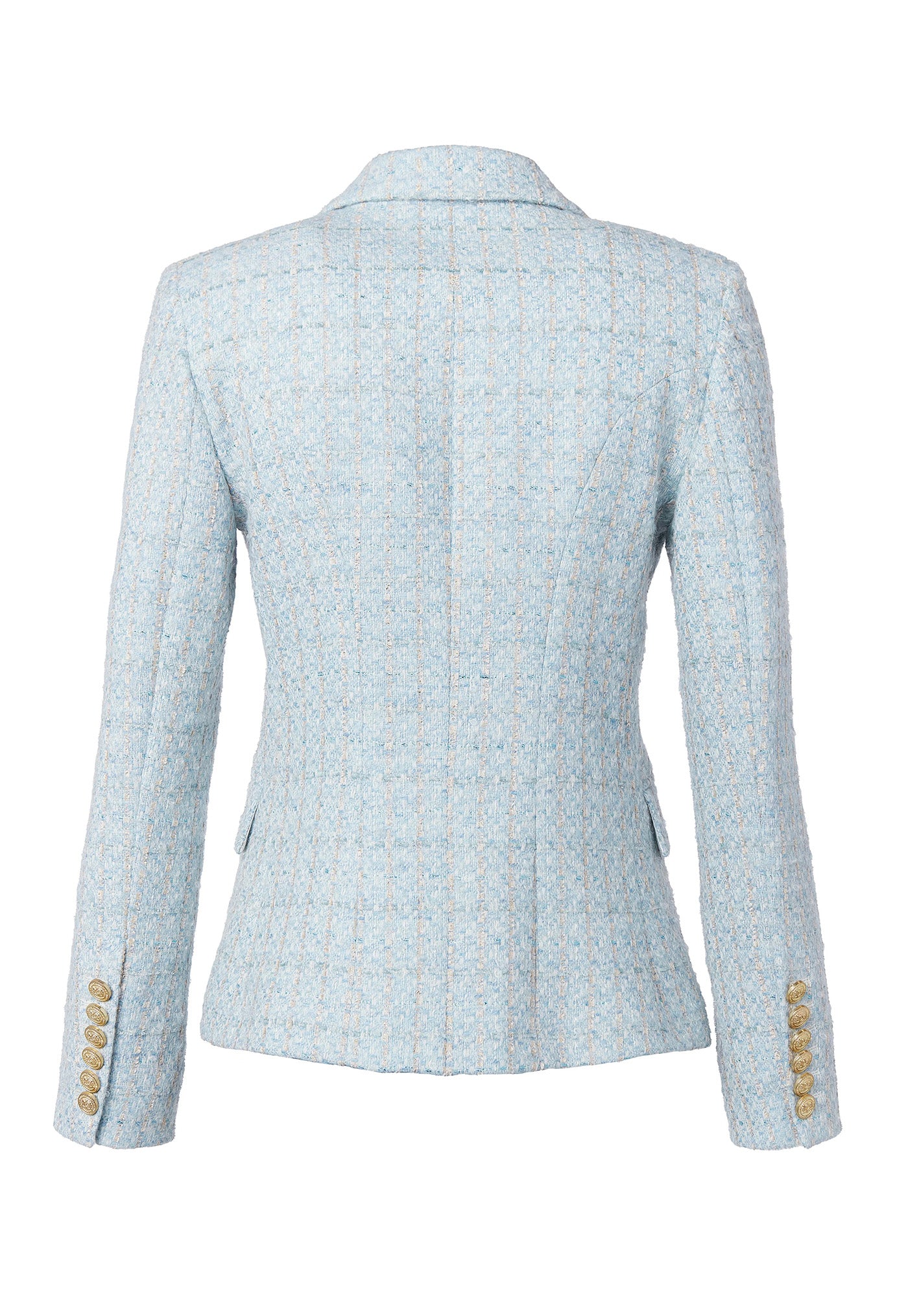 Knightsbridge Blazer - Sky Blue Boucle sold by Angel Divine