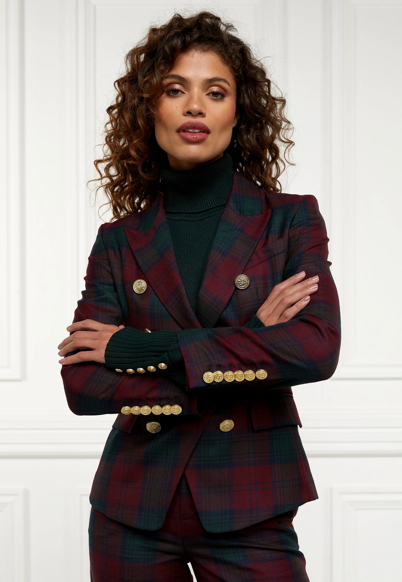 Knightsbridge Blazer - Mulberry Tartan