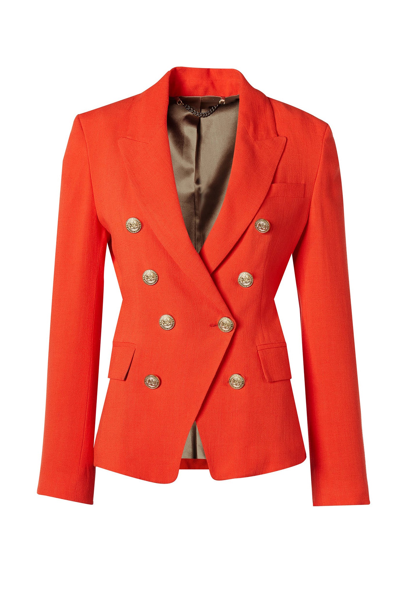 Knightsbridge Linen Blazer - Neroli sold by Angel Divine