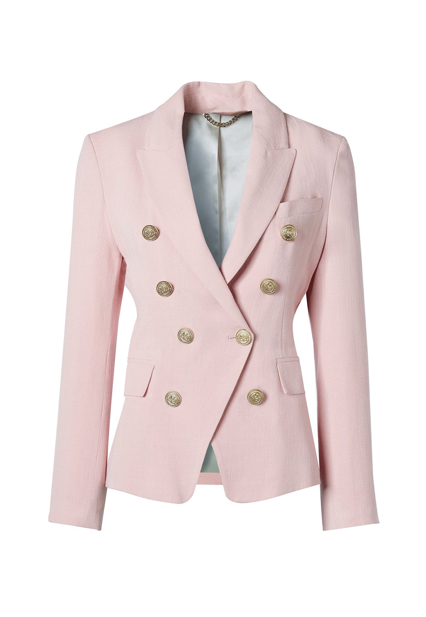 Knightsbridge Linen Blazer - Pink sold by Angel Divine