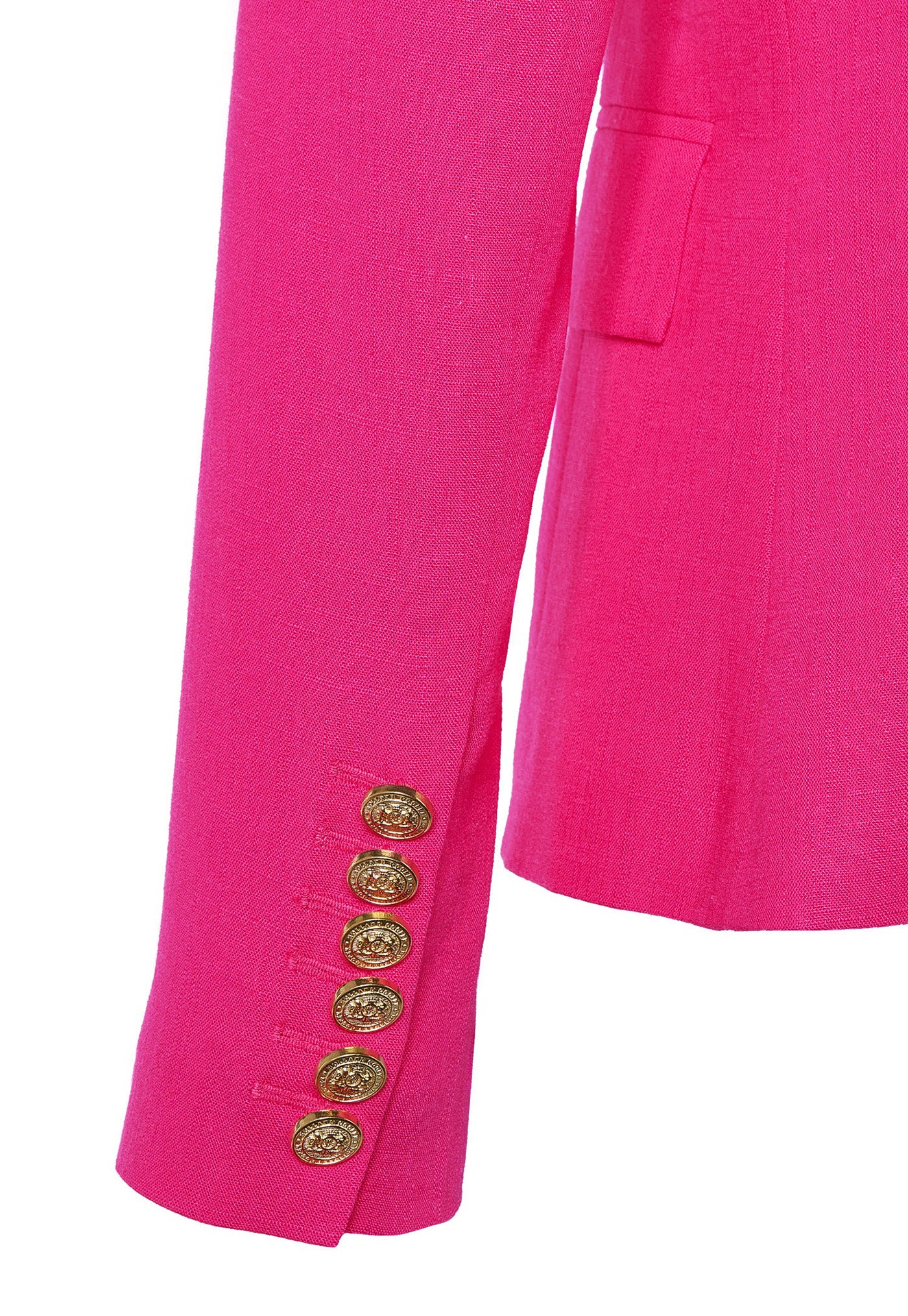 Knightsbridge Linen Blazer - Hot Pink sold by Angel Divine