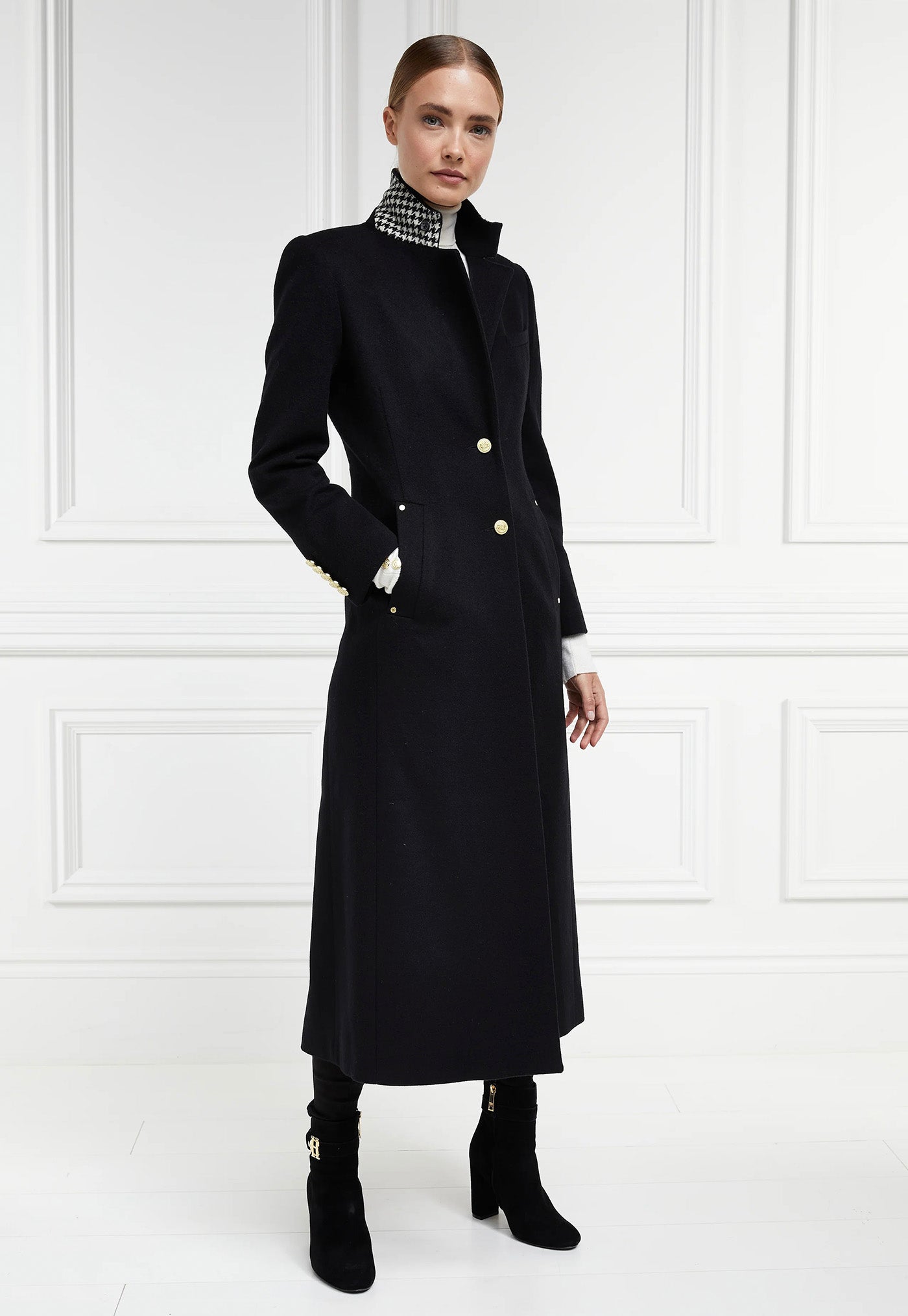 Regency Coat Full Length - Soft Black sold by Angel Divine