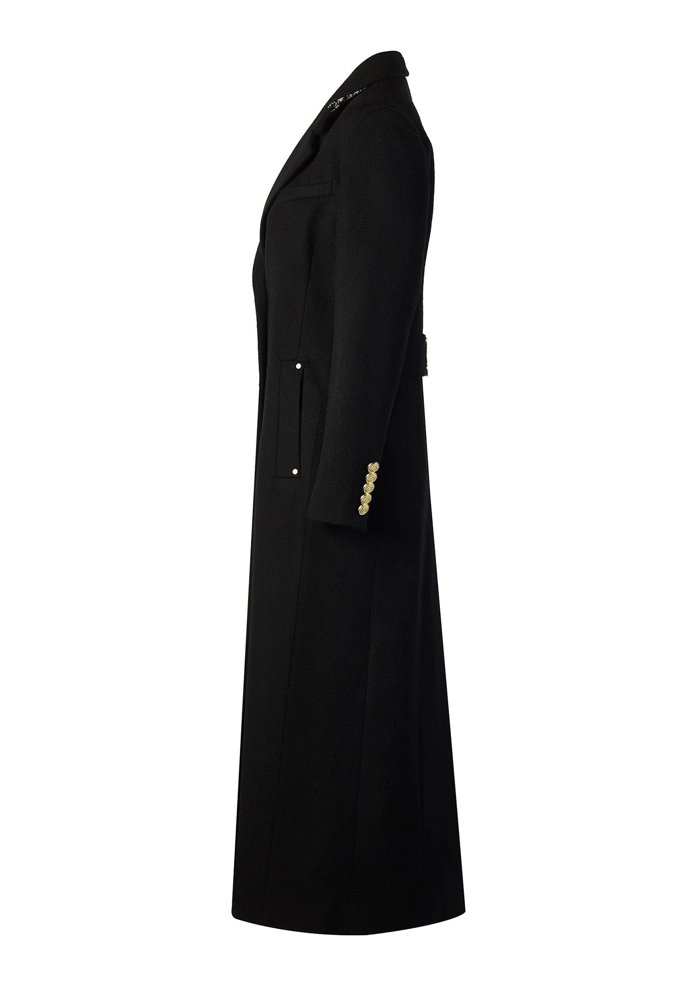 Regency Coat Full Length - Soft Black sold by Angel Divine