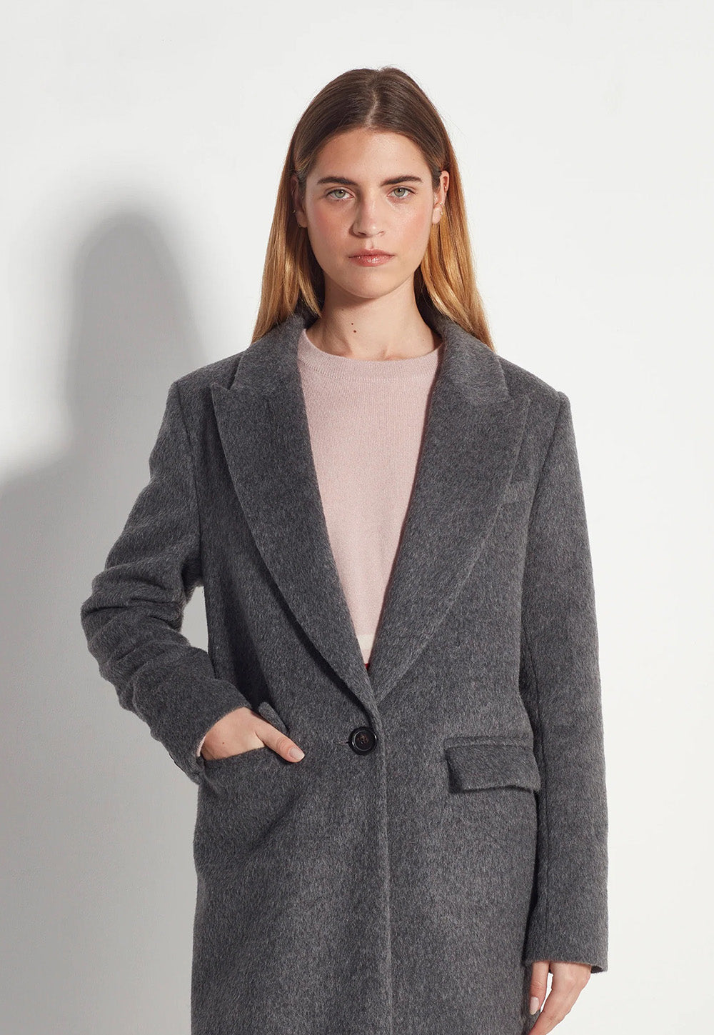 Mantelle Coat - Grey fur