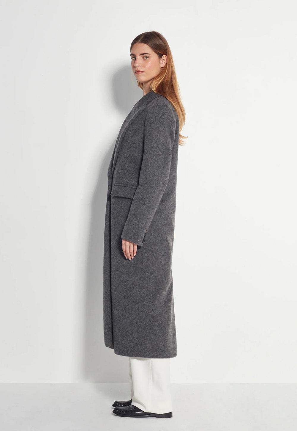 Mantelle Coat - Grey fur