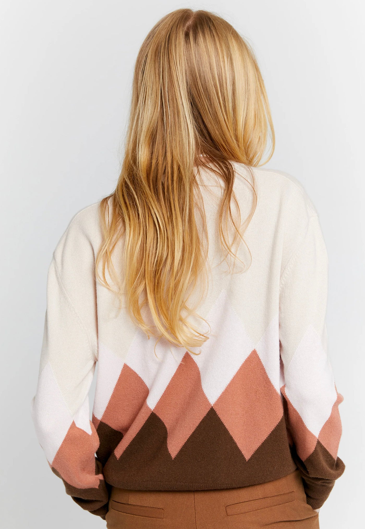 Classic Cashmere Sweater - Autumn Argyle