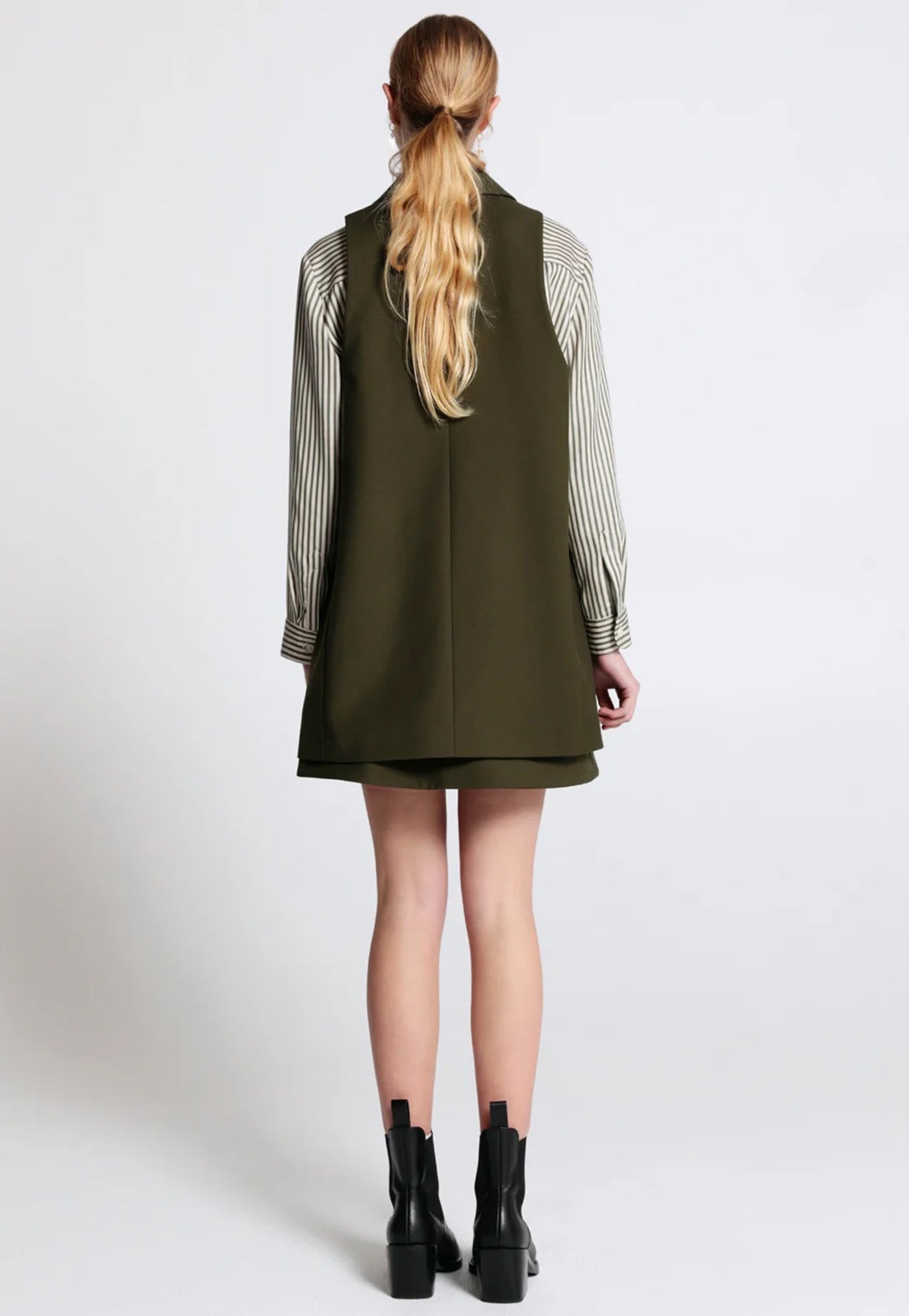 Insignia Gilet - Olive sold by Angel Divine