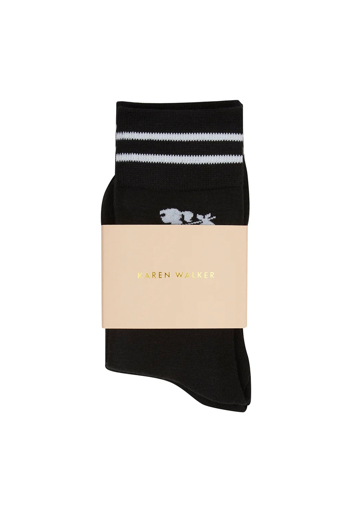 Runaway Girl Socks 2 Pack - Black