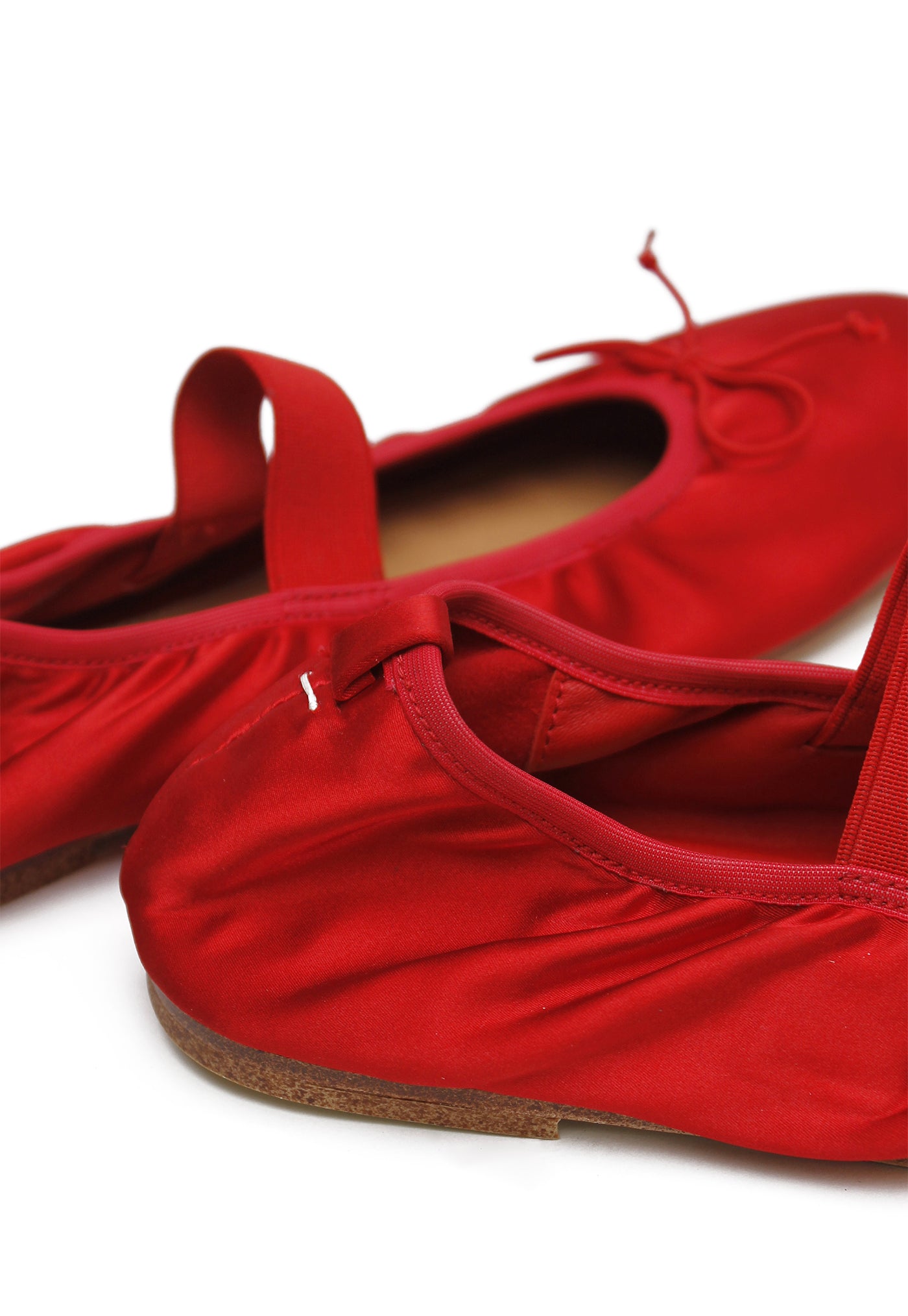 Ballet Flat - Chilli Satin