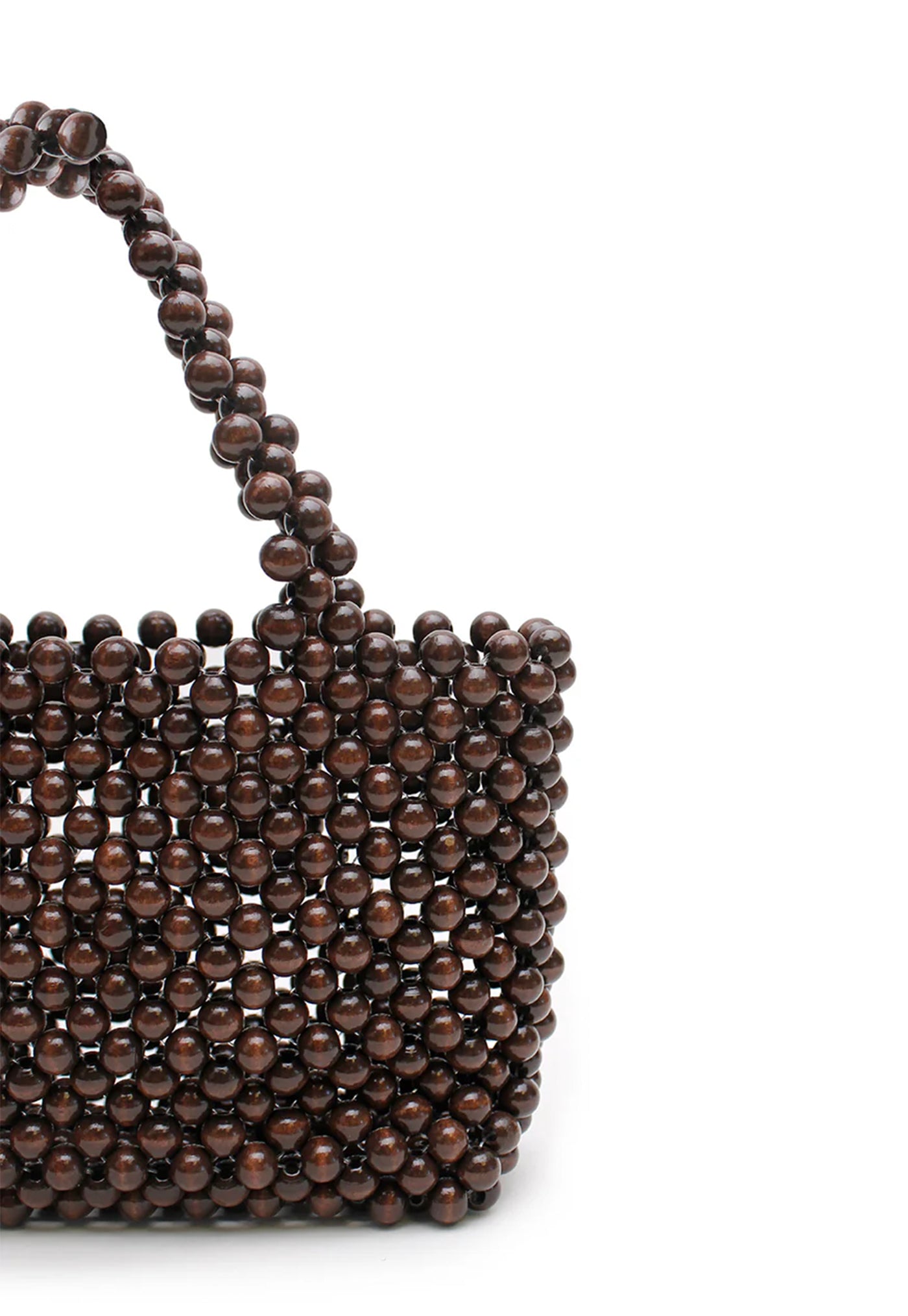 Bon Bon Beaded Bag - Brown